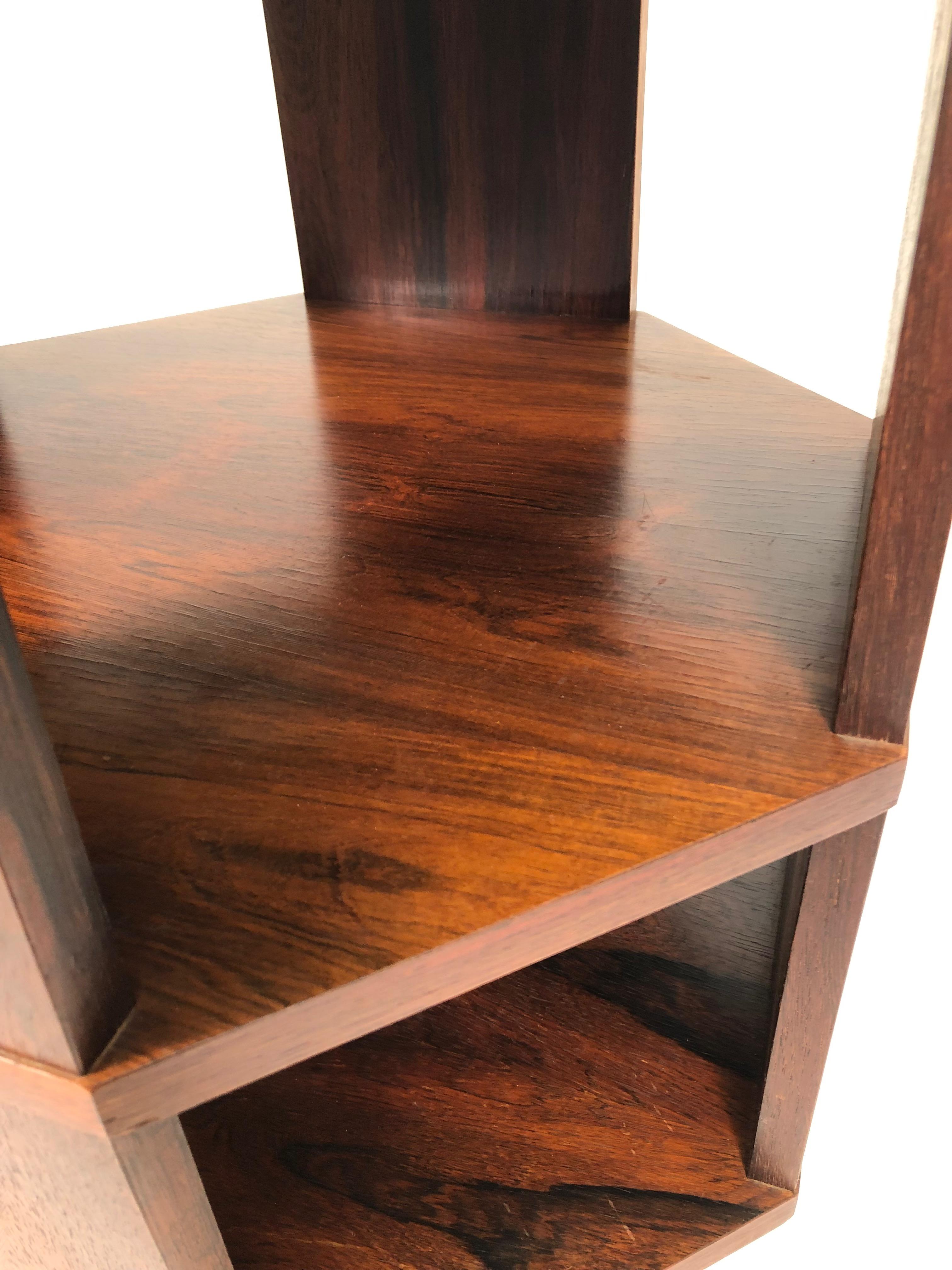 Harvey Probber Rosewood Octagonal Side Table 1