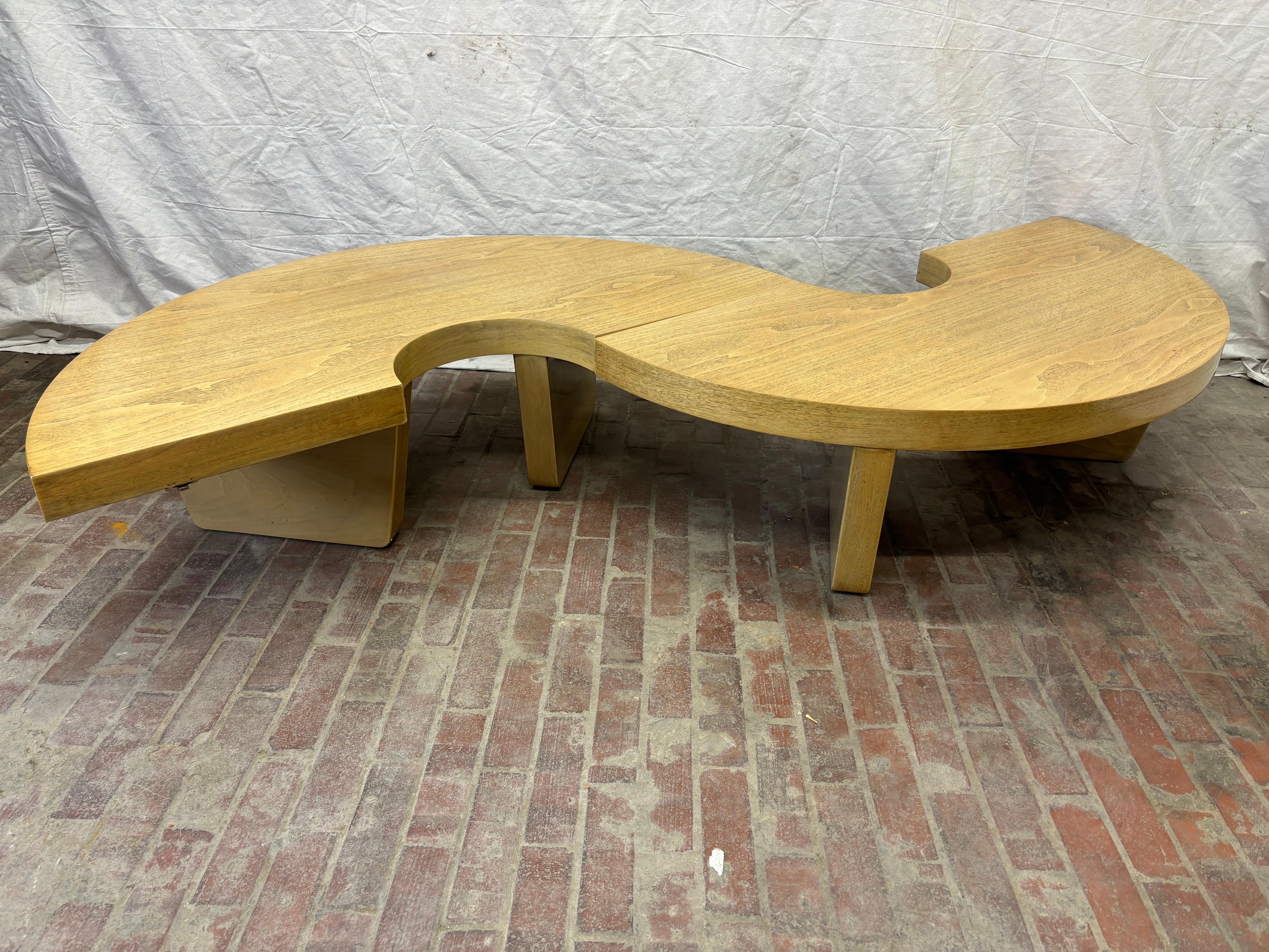 Harvey Probber Round or Serpentine Coffee Table 1