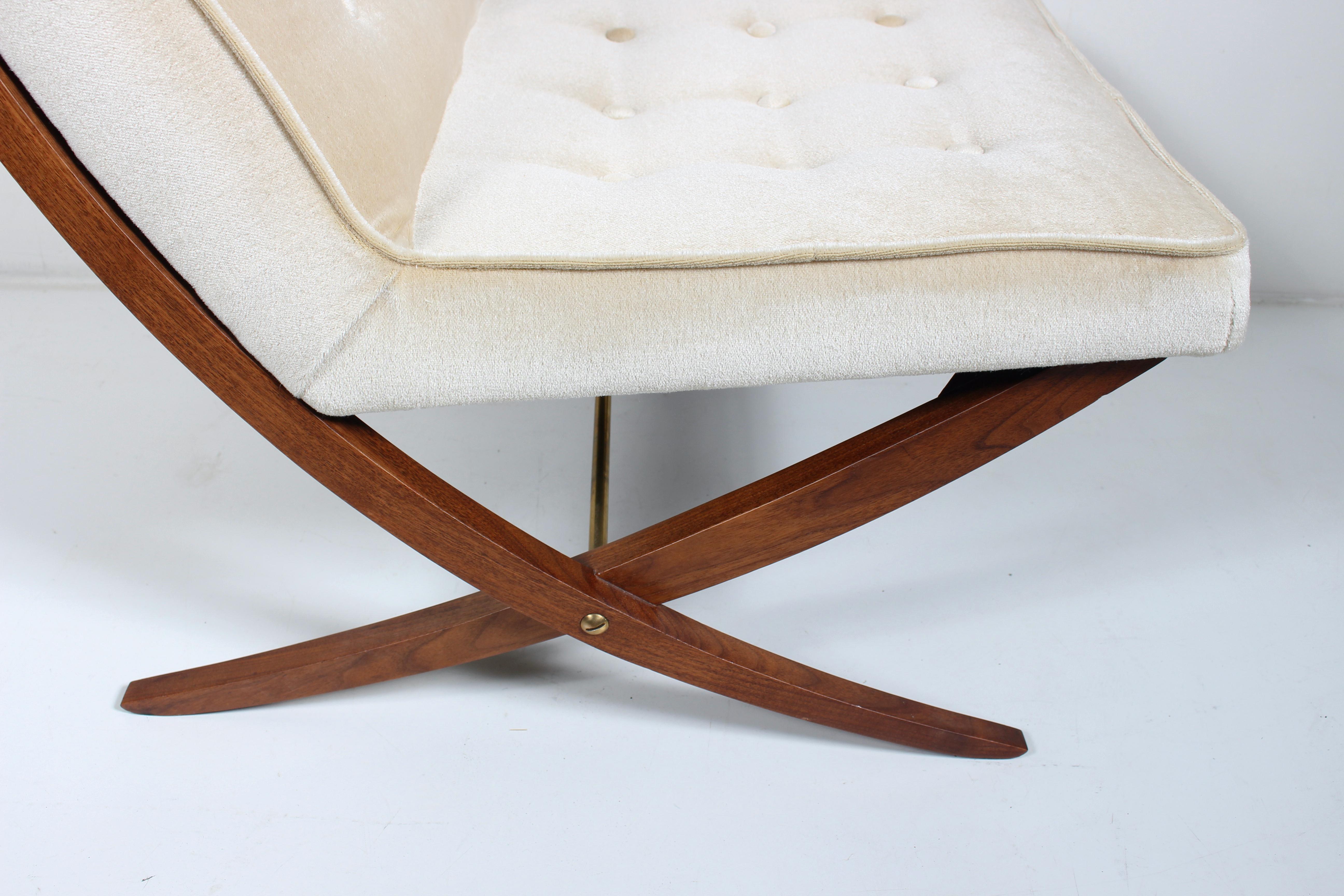 Harvey Probber Scissor Slipper Lounge Chair, 1960's For Sale 8