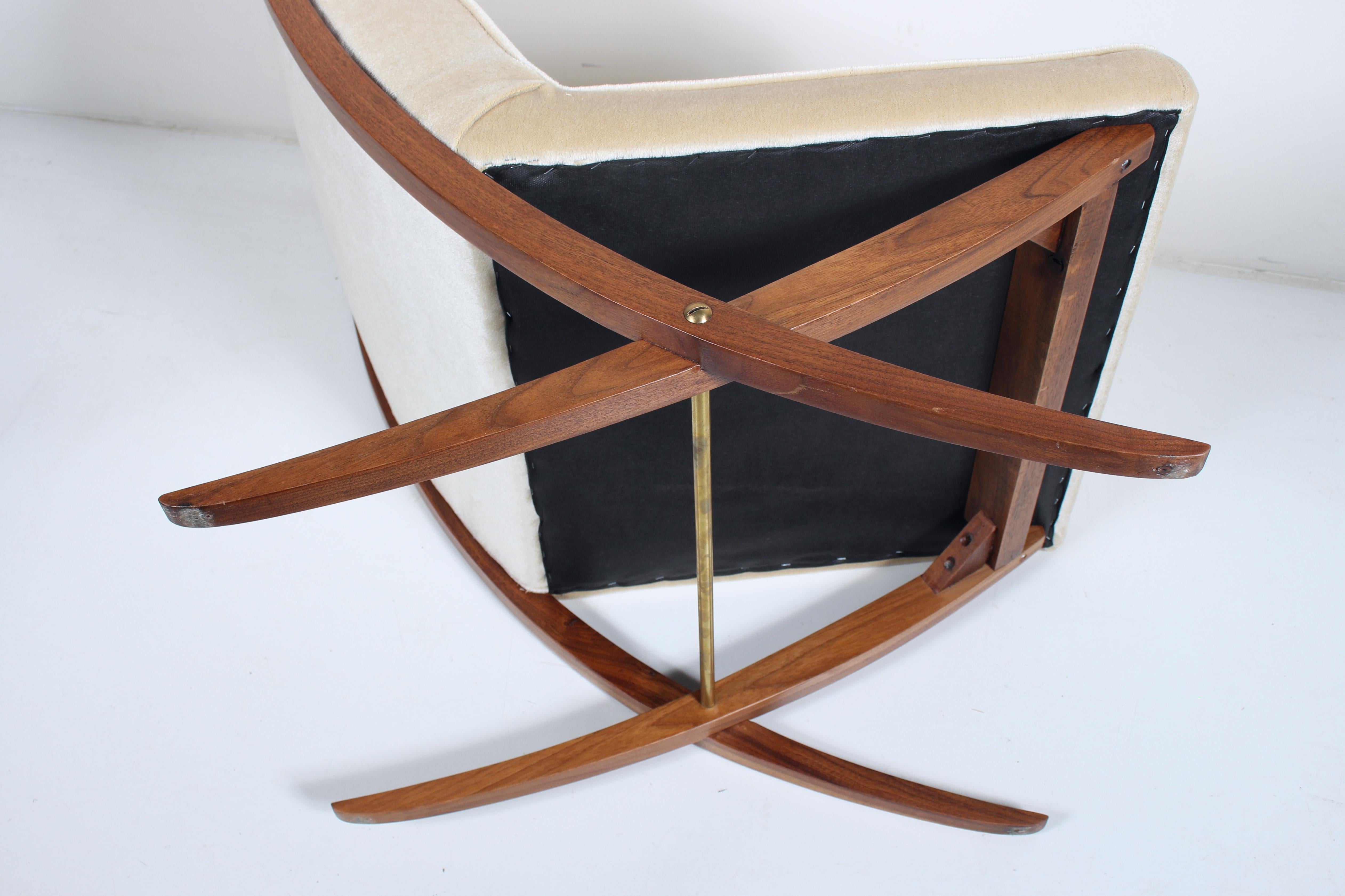 Harvey Probber Scissor Slipper Lounge Chair, 1960's For Sale 9