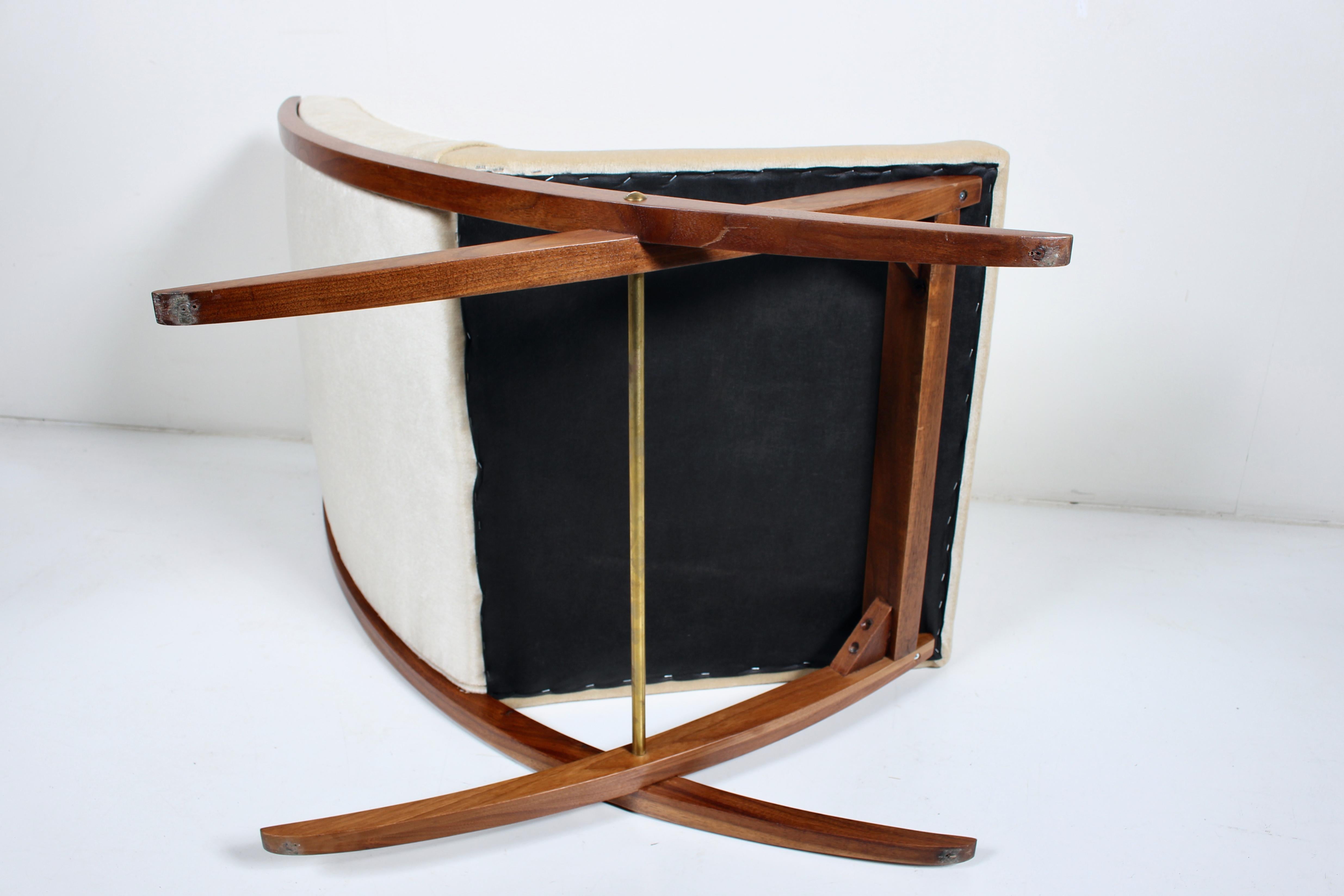 Harvey Probber Scissor Slipper Lounge Chair, 1960's For Sale 11