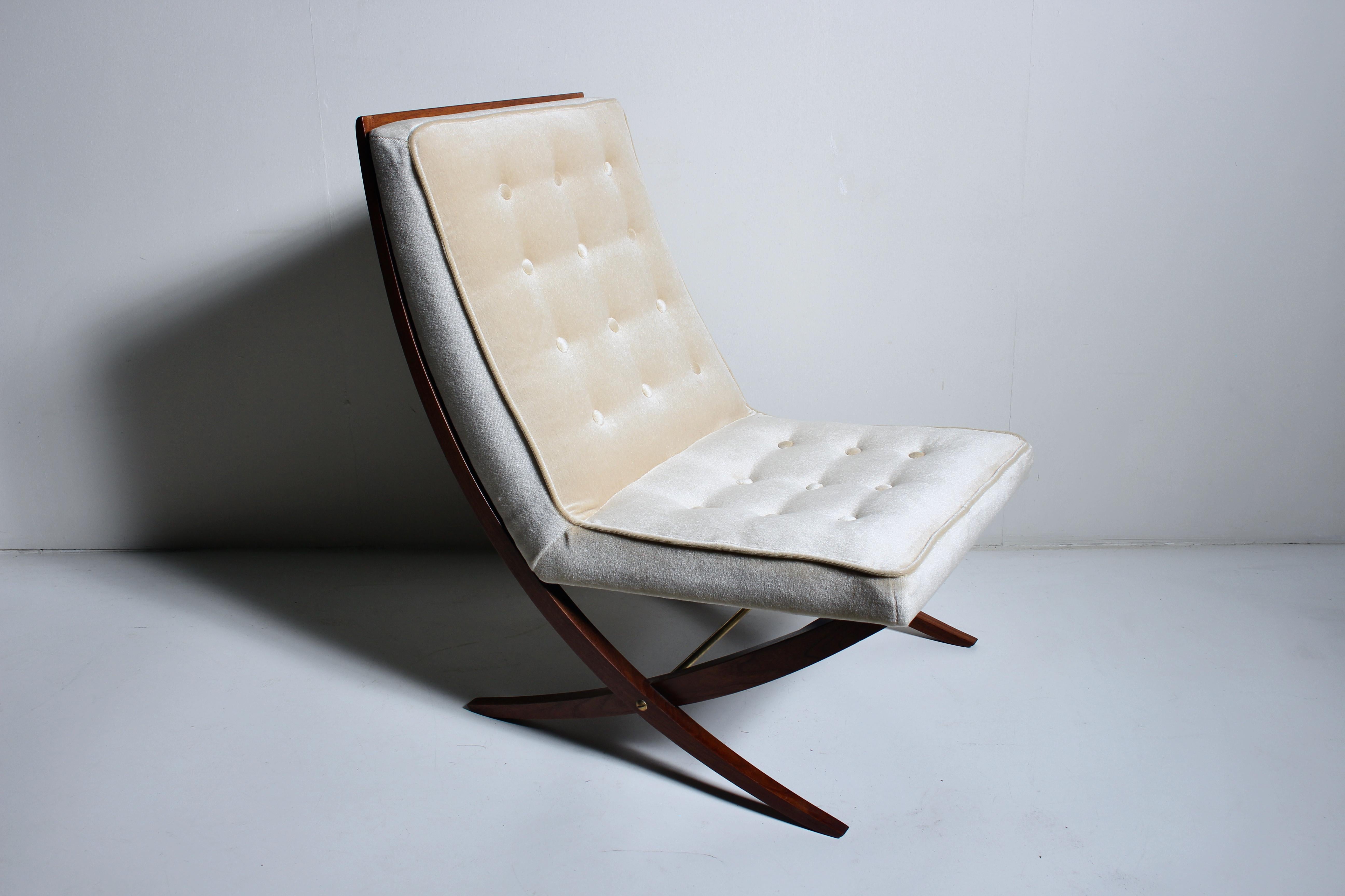Harvey Probber Scissor Slipper Lounge Chair, 1960's For Sale 13