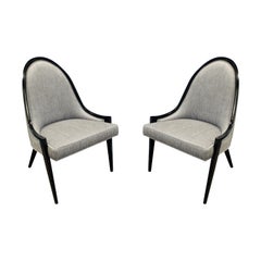 Harvey Probber Sculptural Pair of Chairs, 1950s