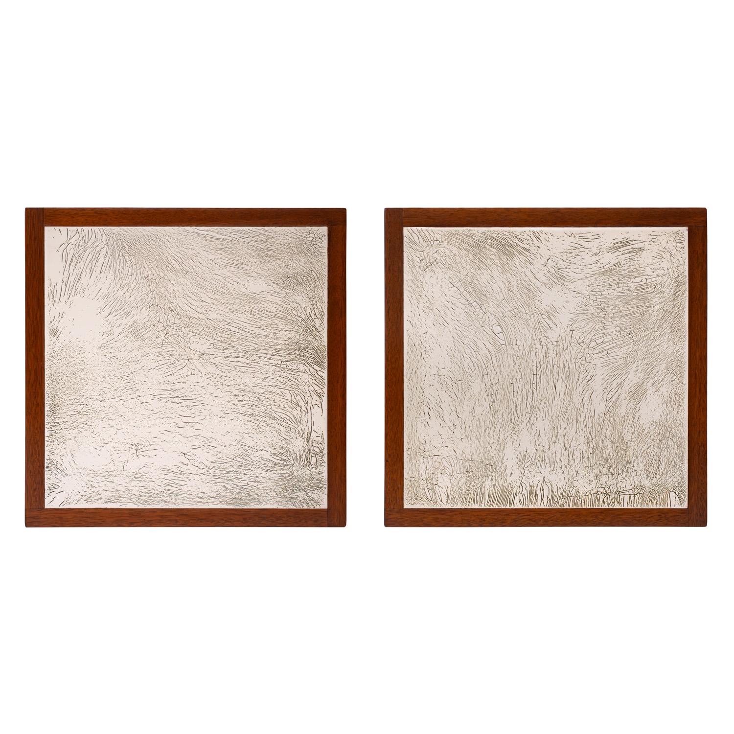 Hand-Crafted Harvey Probber Set of 3 Coffee Tables with 