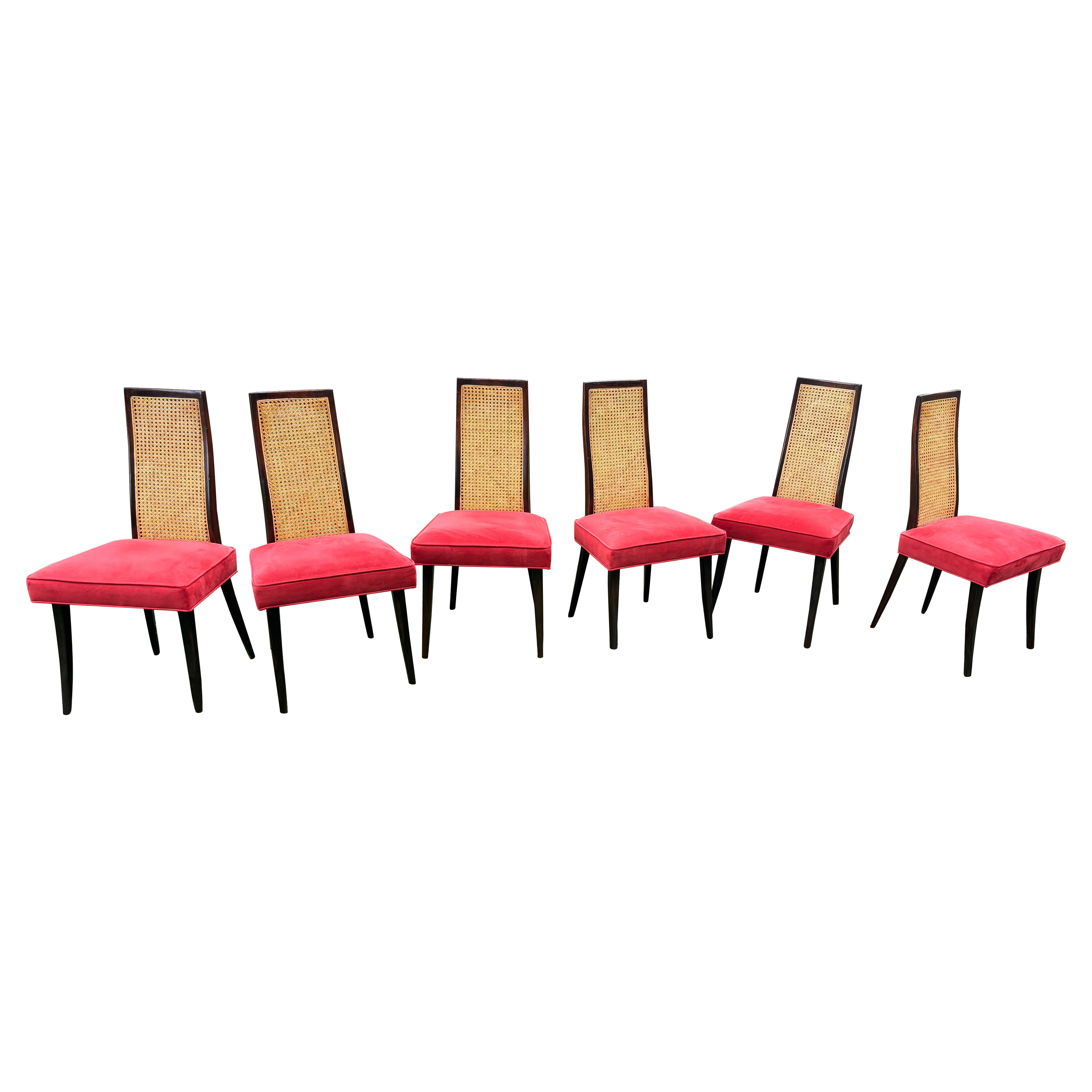 Harvey Probber Juego De 6 Sillas De Comedor en venta
