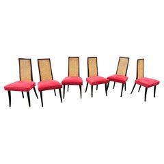 Harvey Probber Set Of 6 Dining Chairs