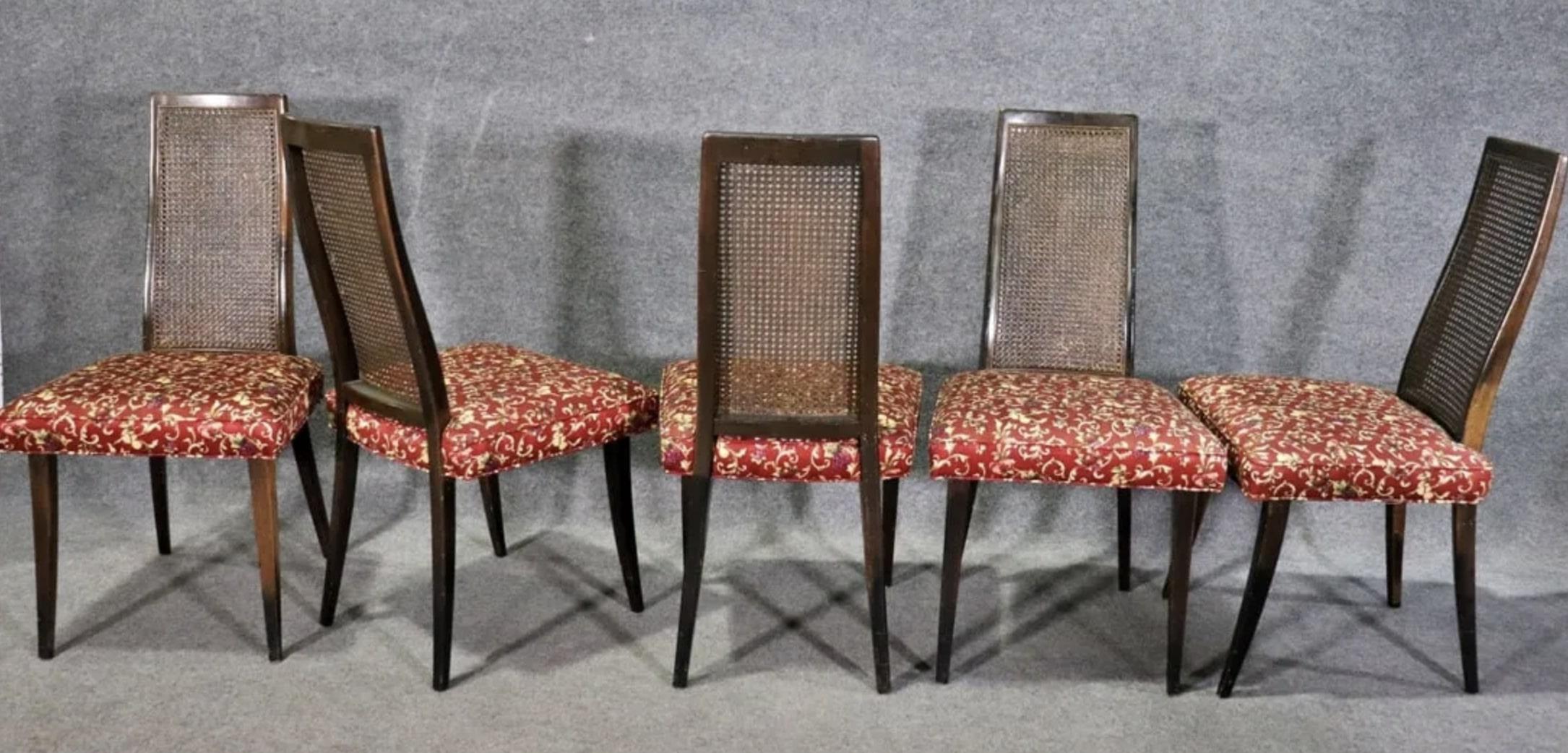 Harvey Probber Set of Eight Chairs In Good Condition For Sale In Brooklyn, NY