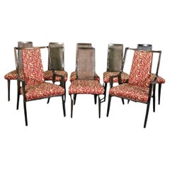 Vintage Harvey Probber Set of Eight Chairs