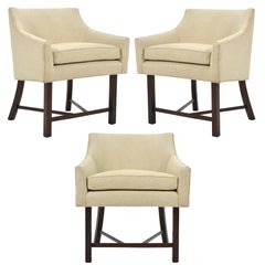 Harvey Probber Set of Three Armchairs