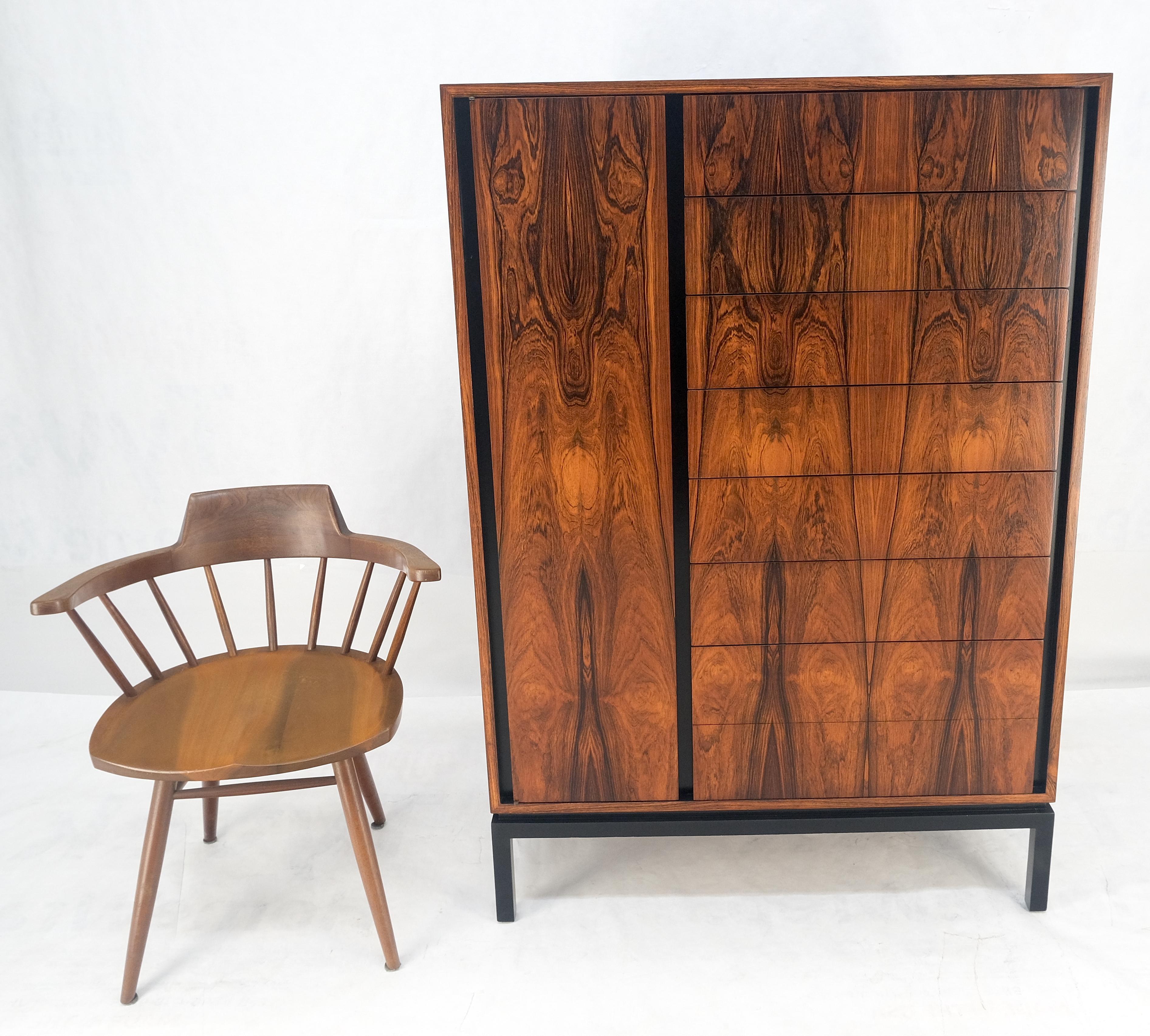 Harvey Probber, comò laterale in stile chifforobe, splendido cassettone in palissandro MINT in vendita 4