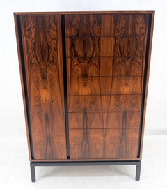 Harvey Probber Side by Side Chifforobe Style Gorgeous Rosewood Dresser MINT