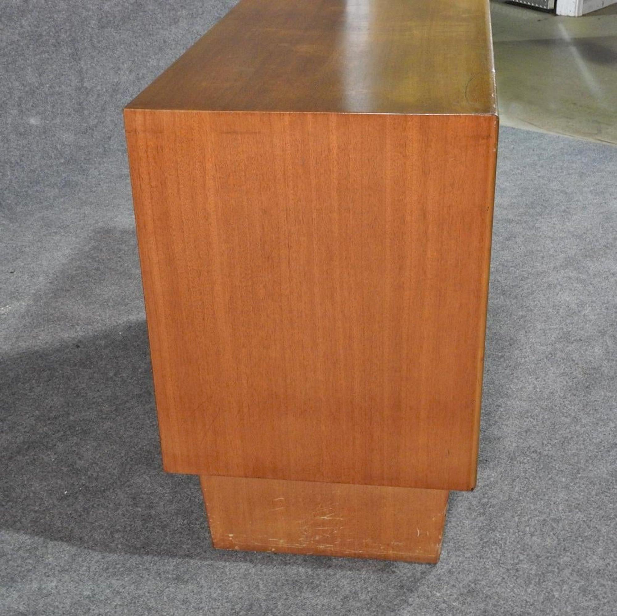 Mid-20th Century Harvey Probber Sliding Door Cabinet