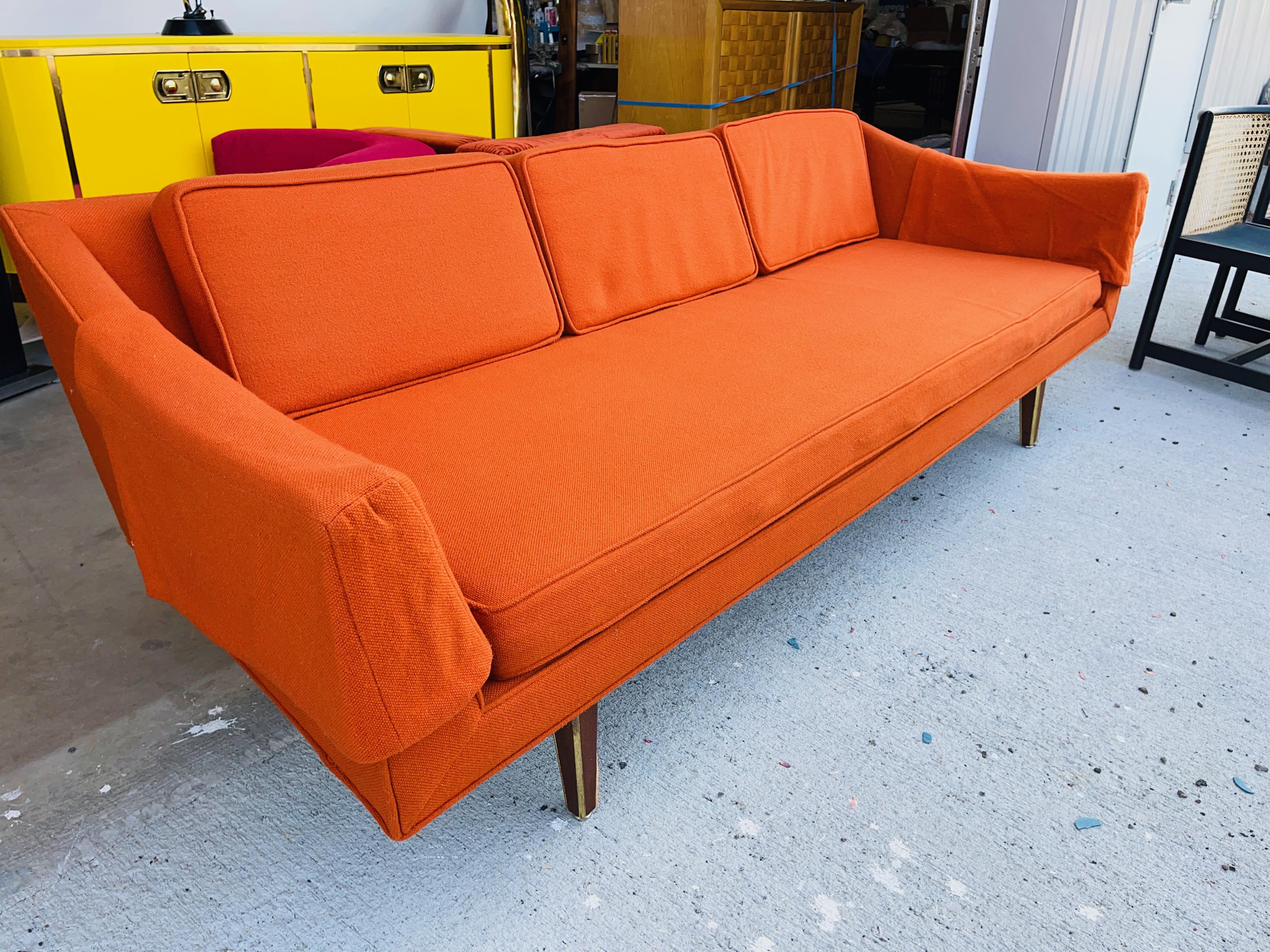 Harvey Probber Sloped Arm Sofa For Sale 5