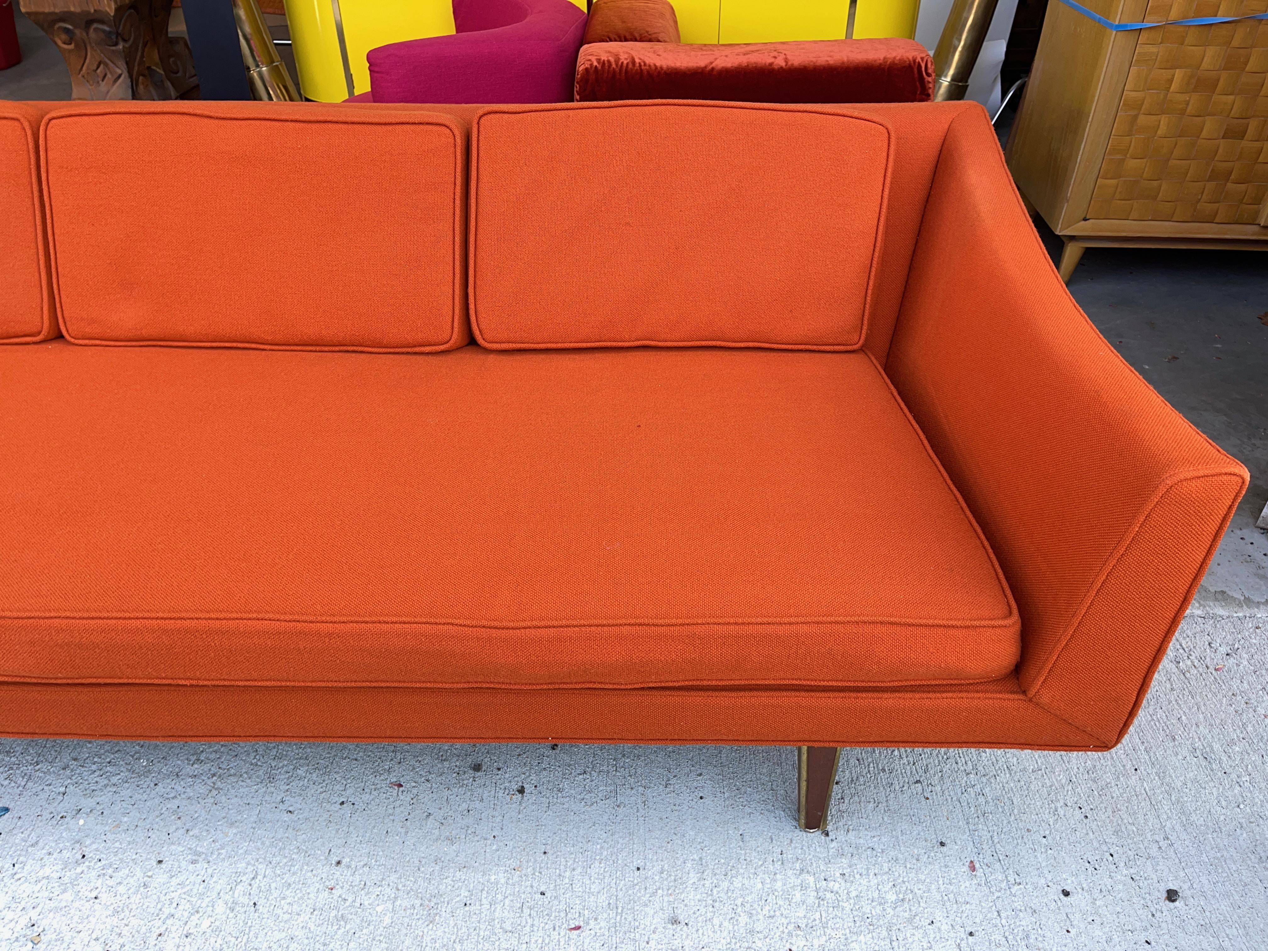 Mid-20th Century Harvey Probber Sloped Arm Sofa For Sale