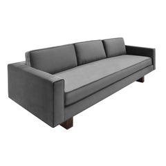 Harvey Probber Sofa No. 1573 with Ash Block Legs, 1960s