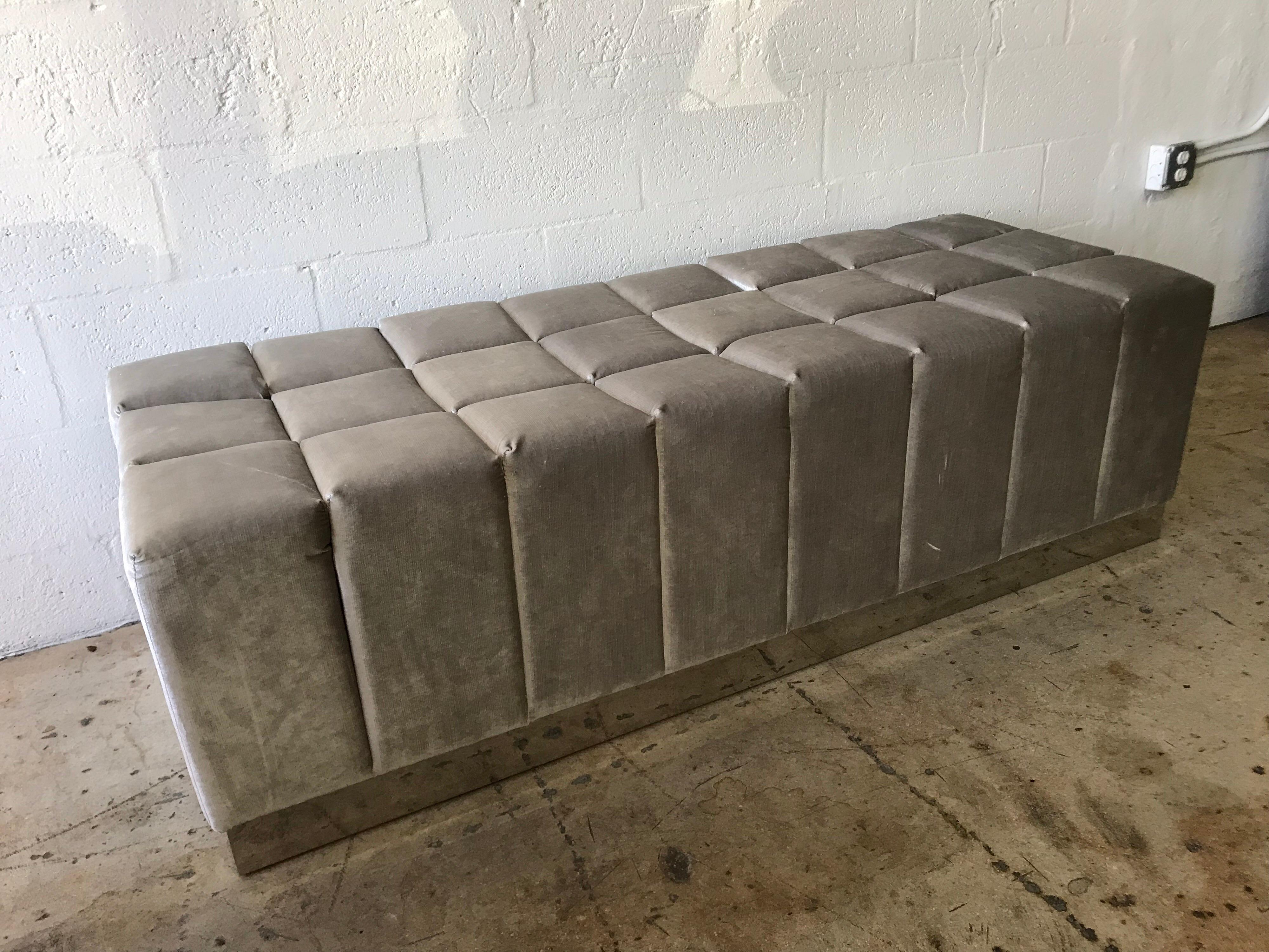 biscuit tufted ottoman