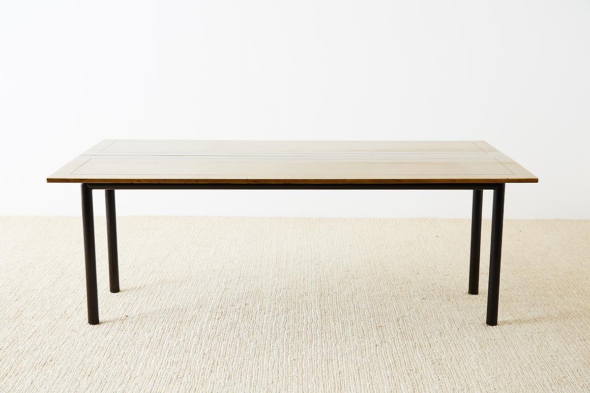 Mid-Century Modern Harvey Probber Style Flip Top Console or Dining Table