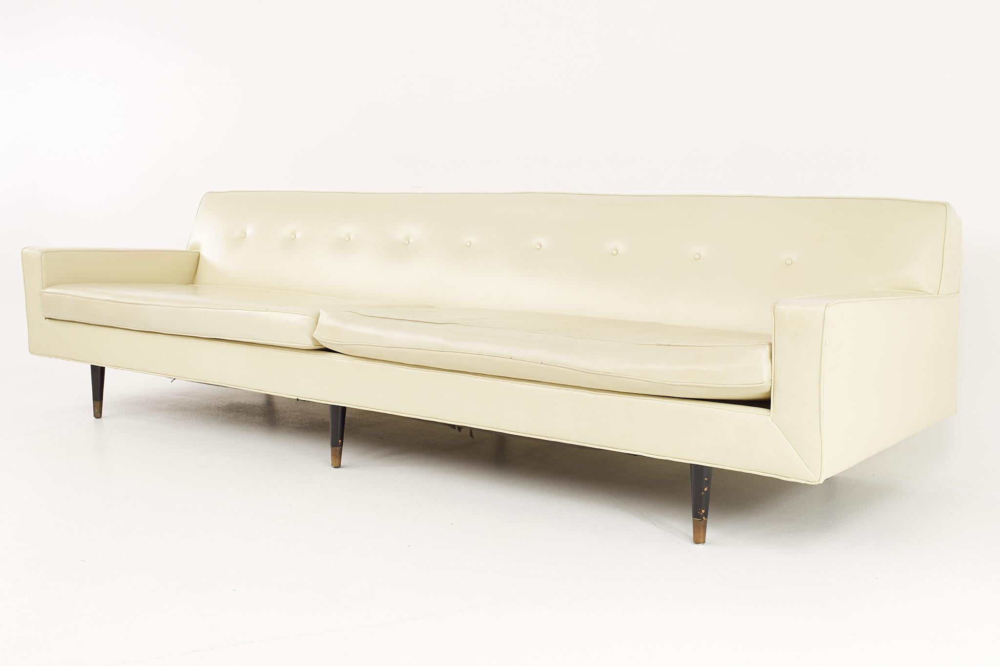 Harvey Probber-Stil Extra breites 9 Fuß-Sofa im Mid-Century-Stil (Moderne der Mitte des Jahrhunderts) im Angebot