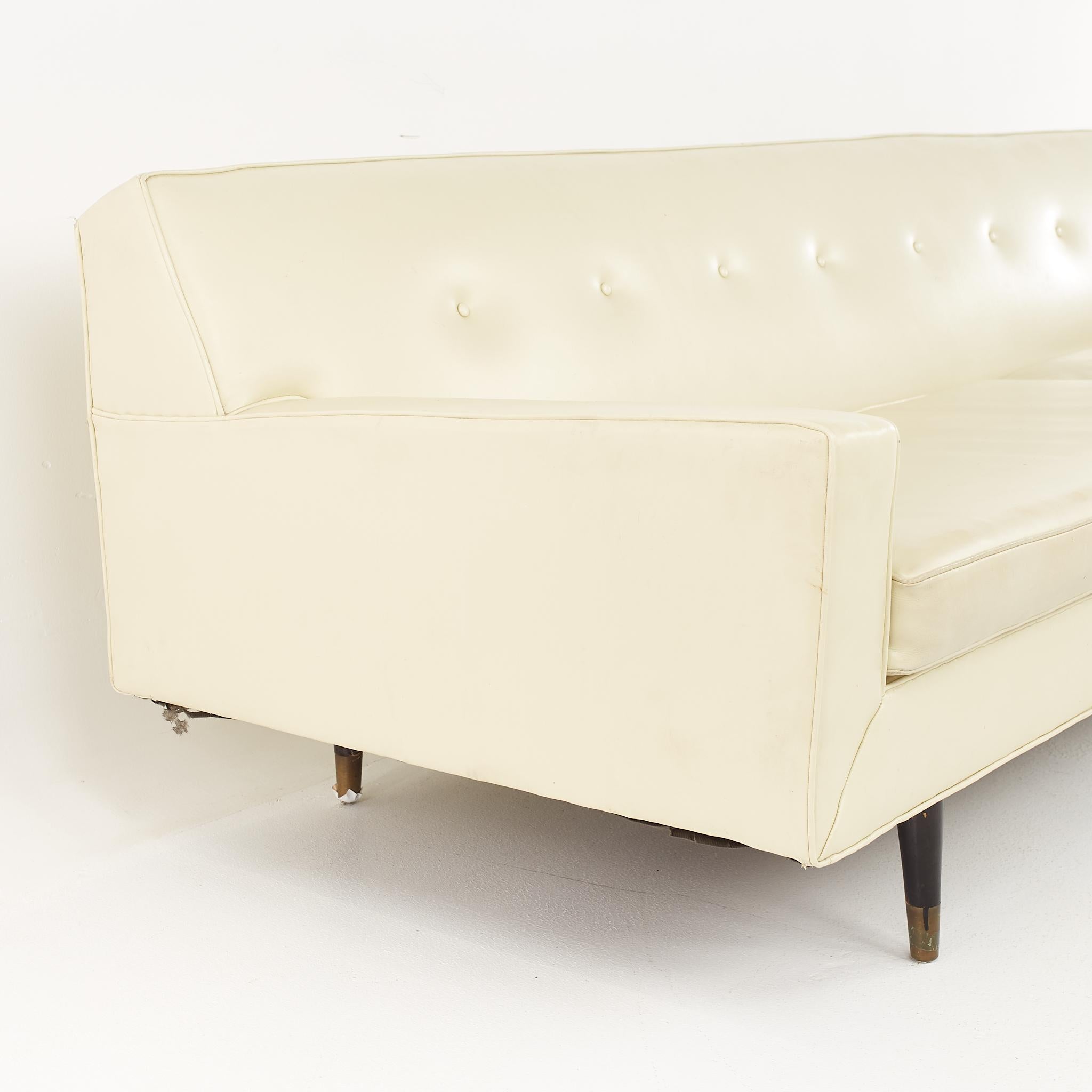 Harvey Probber-Stil Extra breites 9 Fuß-Sofa im Mid-Century-Stil (Polster) im Angebot