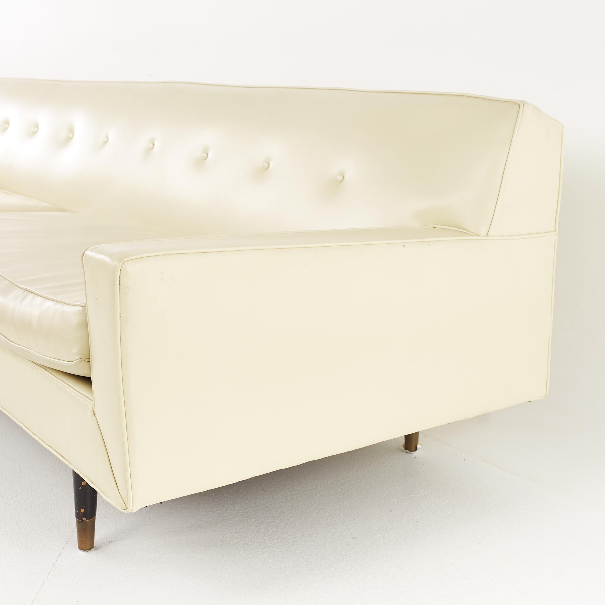 Harvey Probber-Stil Extra breites 9 Fuß-Sofa im Mid-Century-Stil im Angebot 1