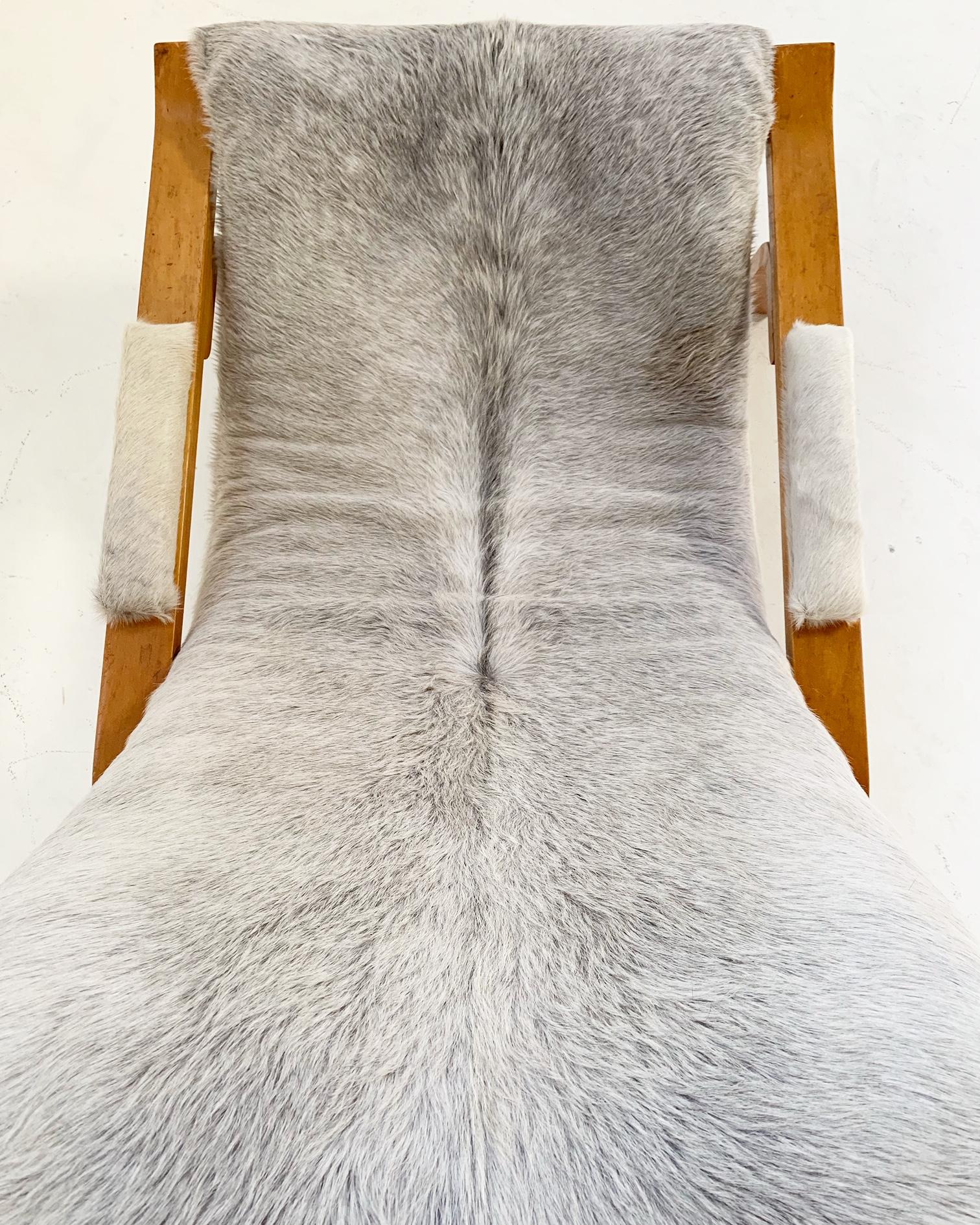 Harvey Probber Suspension Chair Restored in Brazilian Cowhide 5