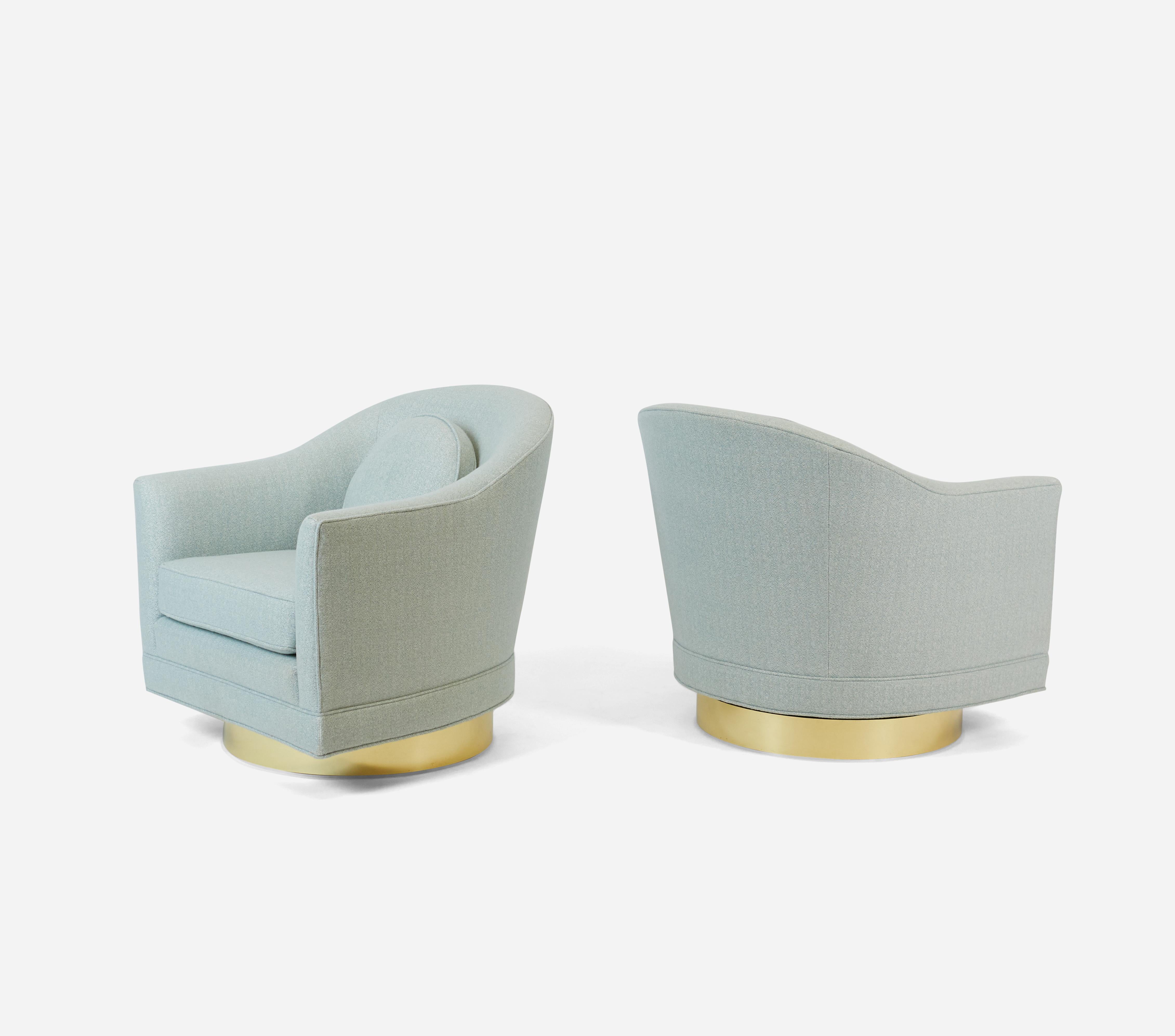 Harvey Probber Style Swivel Chairs (Moderne der Mitte des Jahrhunderts)