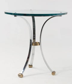 Harvey Probber Table and Style of Maison Jansen Table - Two Pieces