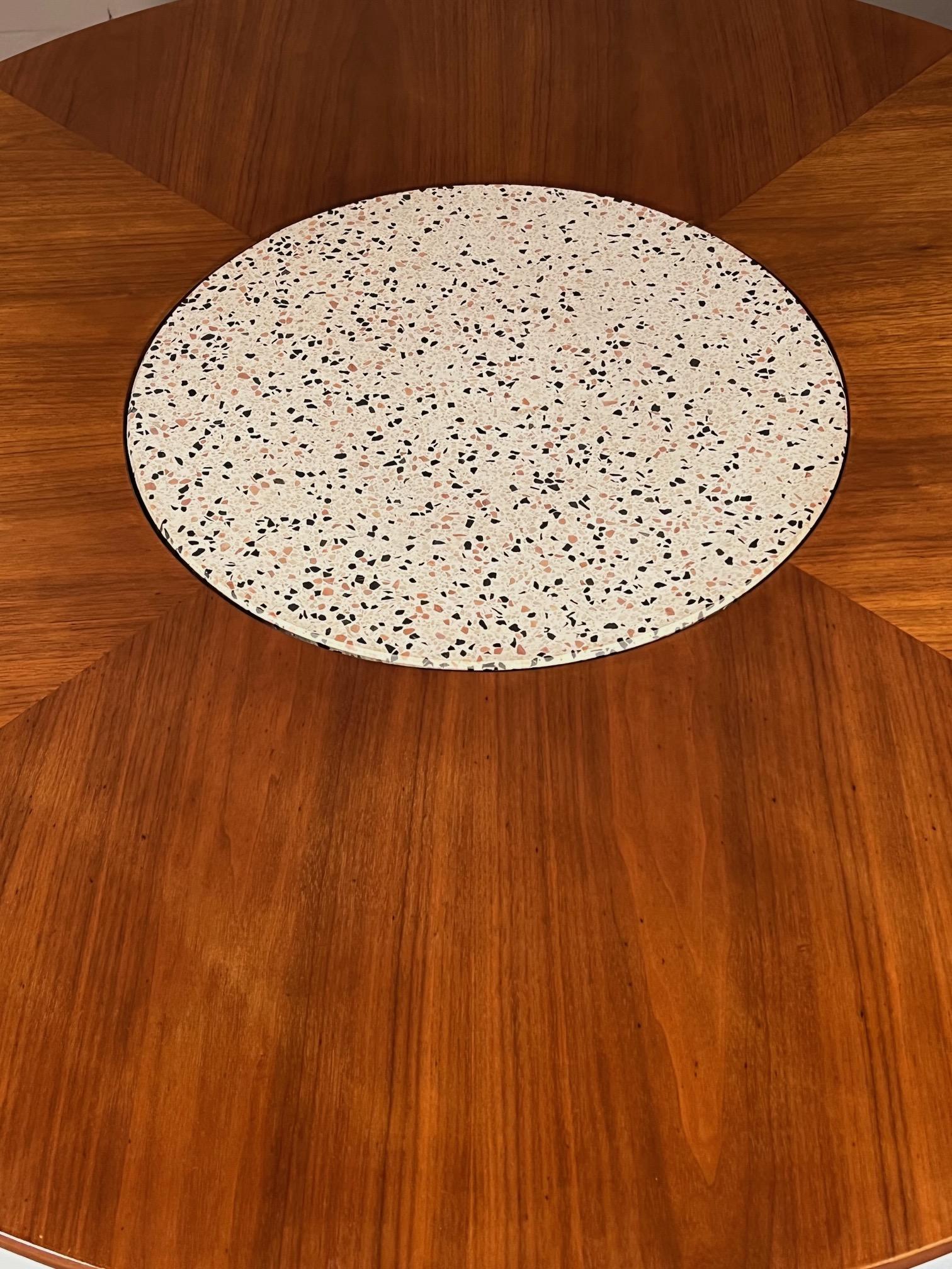 Harvey Probber Tall Coffee Table with Terrazzo Top For Sale 3