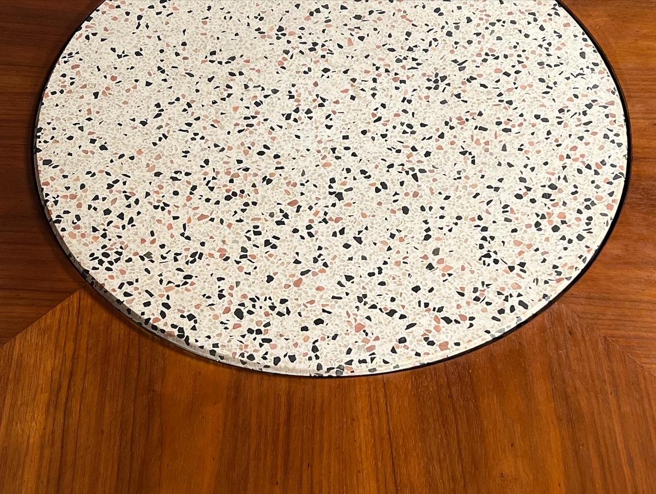 Harvey Probber Tall Coffee Table with Terrazzo Top In Good Condition For Sale In St.Petersburg, FL