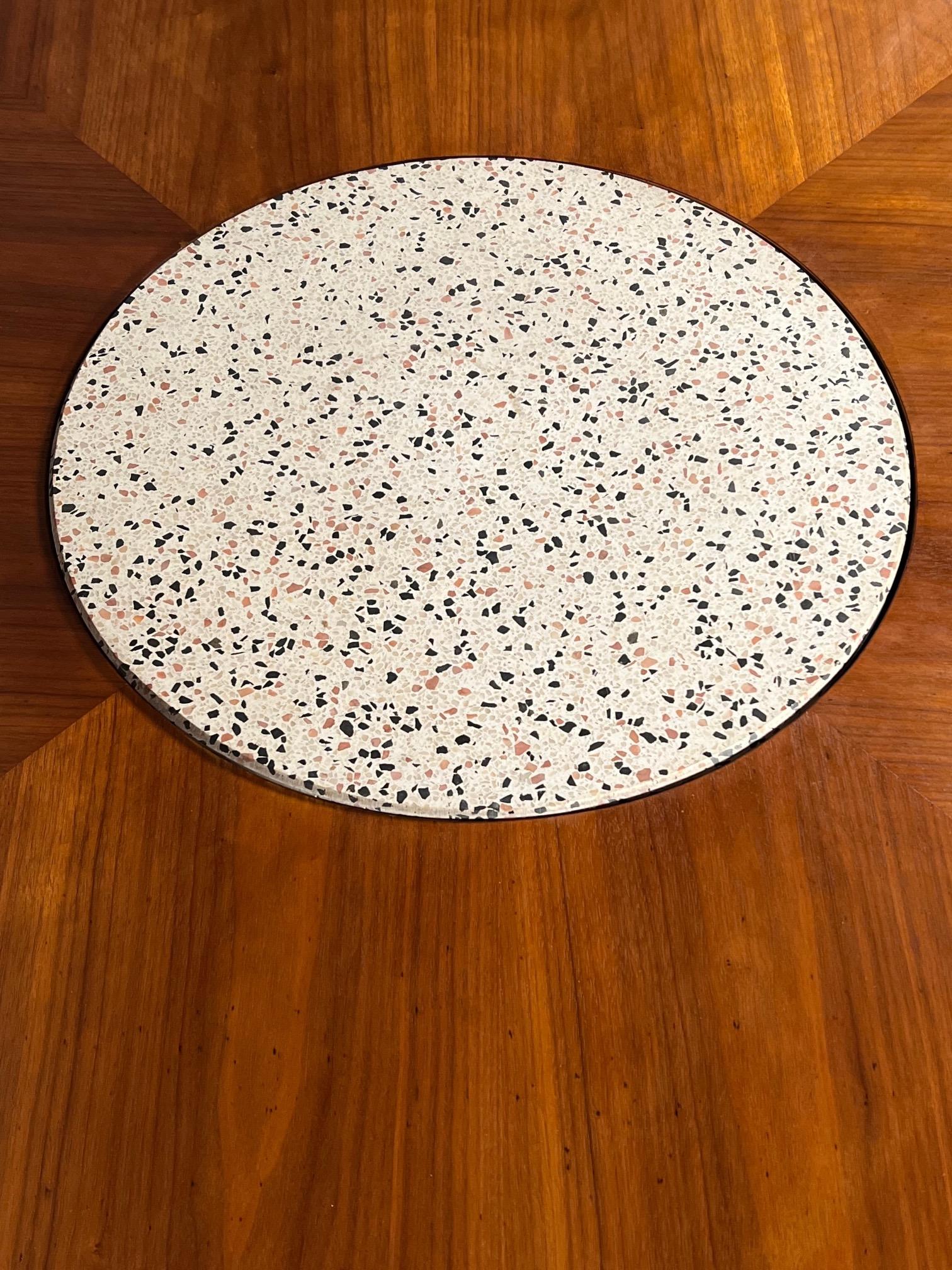 Harvey Probber Tall Coffee Table with Terrazzo Top For Sale 2
