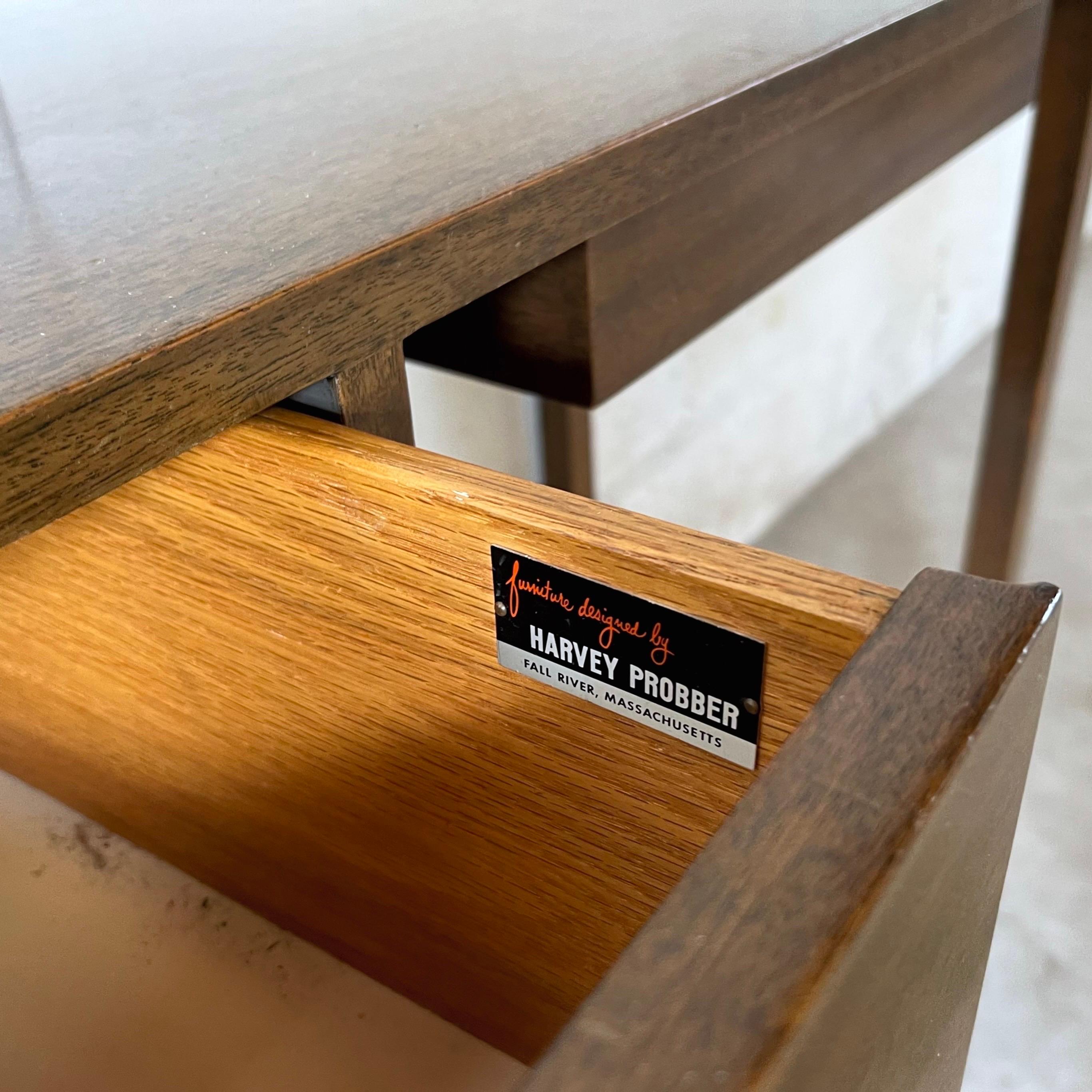American Harvey Probber Three Piece Corner Desk with Drawers