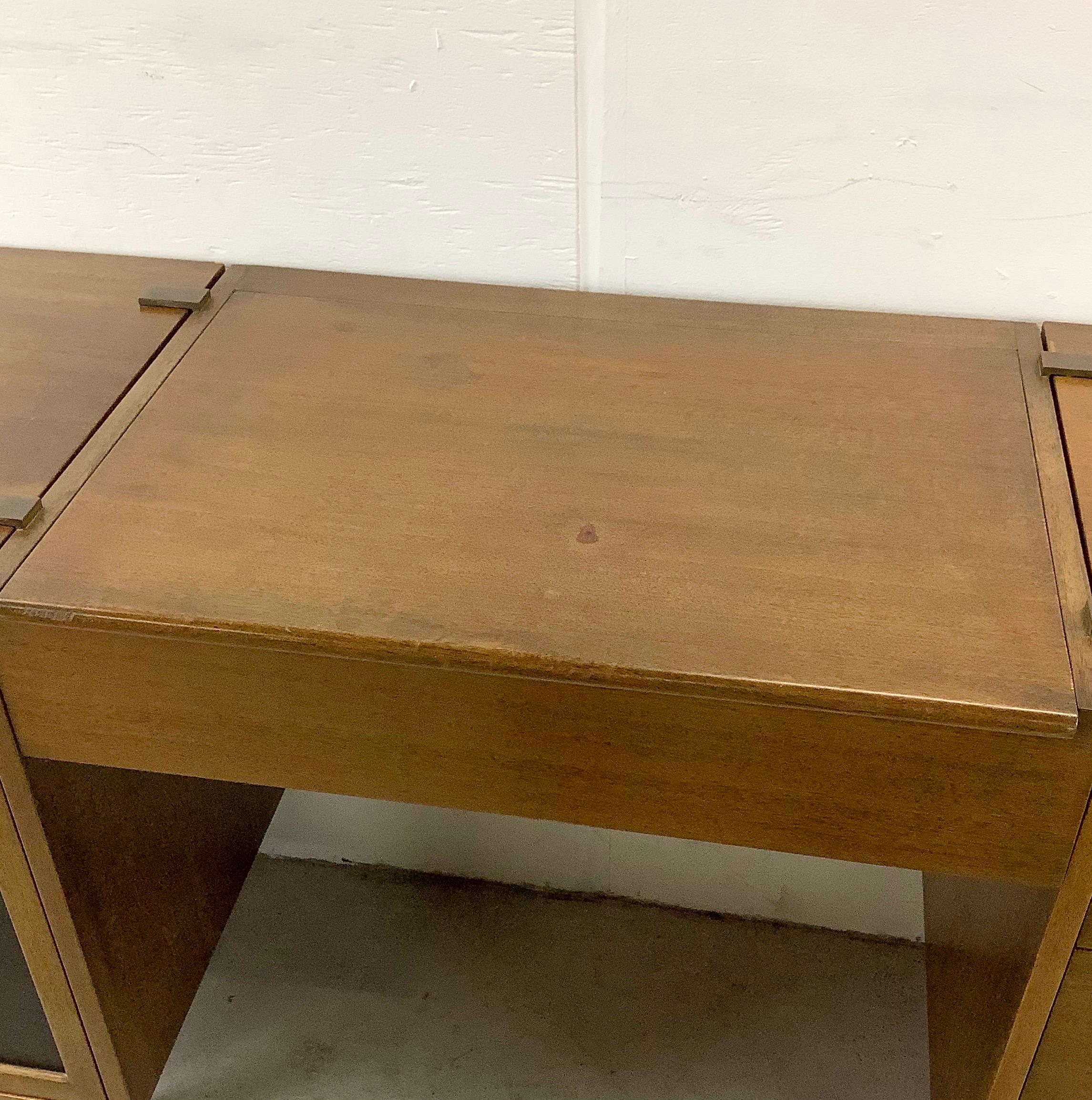 Harvey Probber Three Piece Dresser with Vanity Desk 4