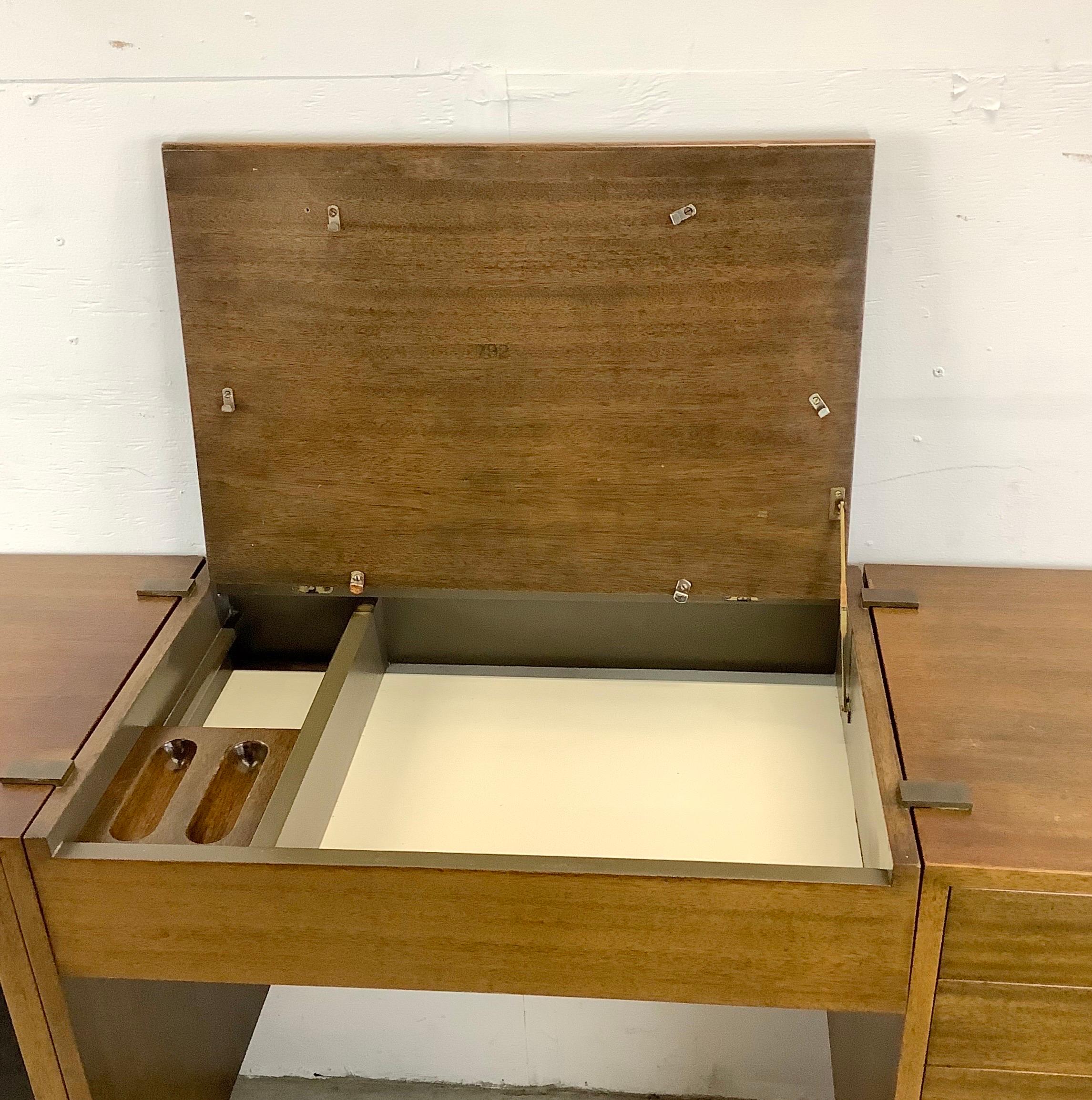 Other Harvey Probber Three Piece Dresser with Vanity Desk
