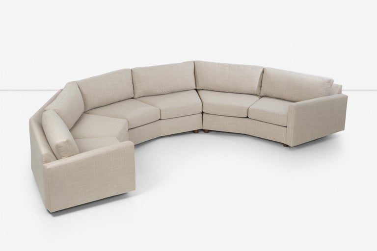 American Harvey Probber Three Piece Sectional Sofa For Sale