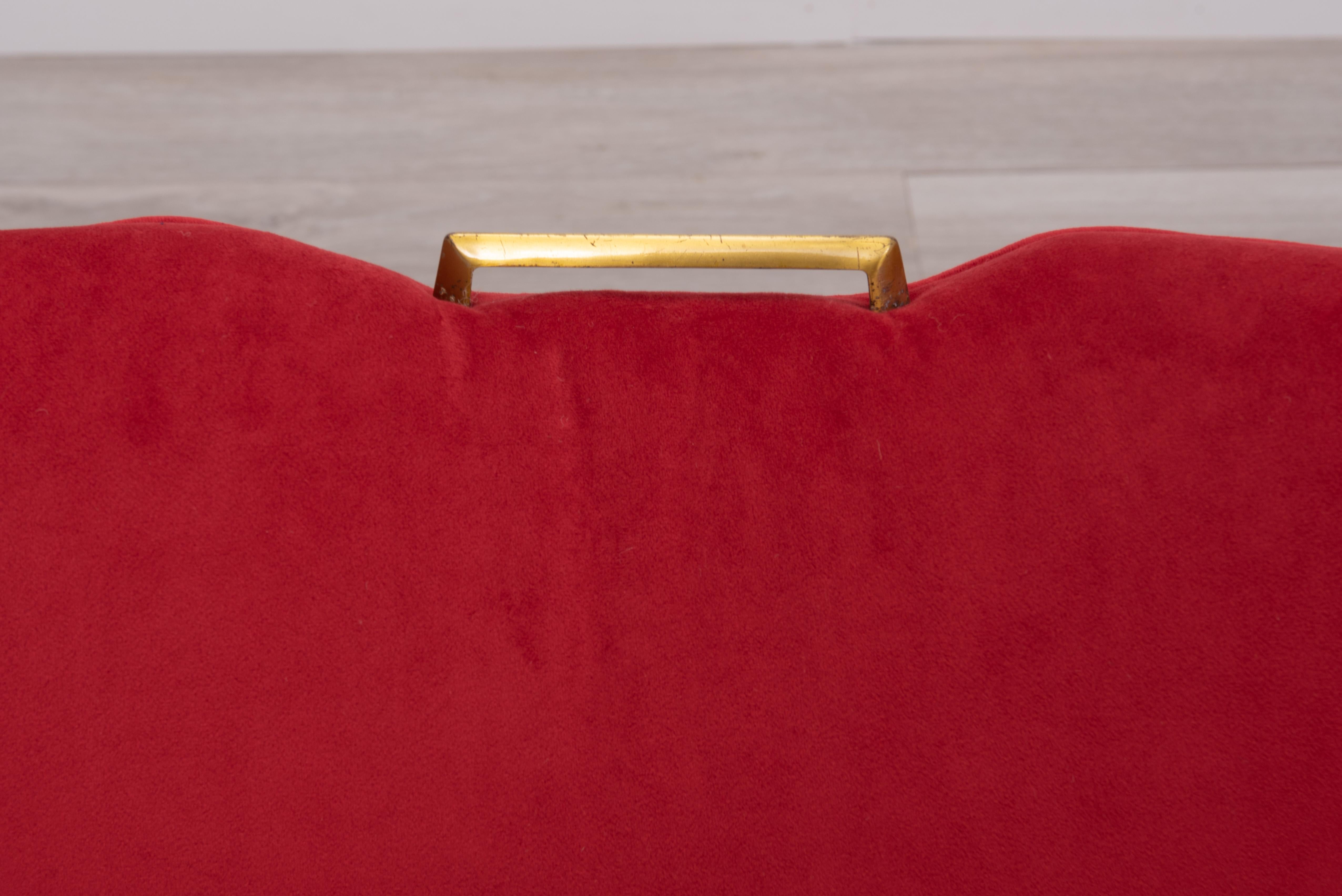 Harvey Probber Velvet Slipper Lounge Chairs - a Pair For Sale 1