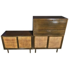 Harvey Probber Vintage Mid-Century Modern Bar Cabinet Credenza