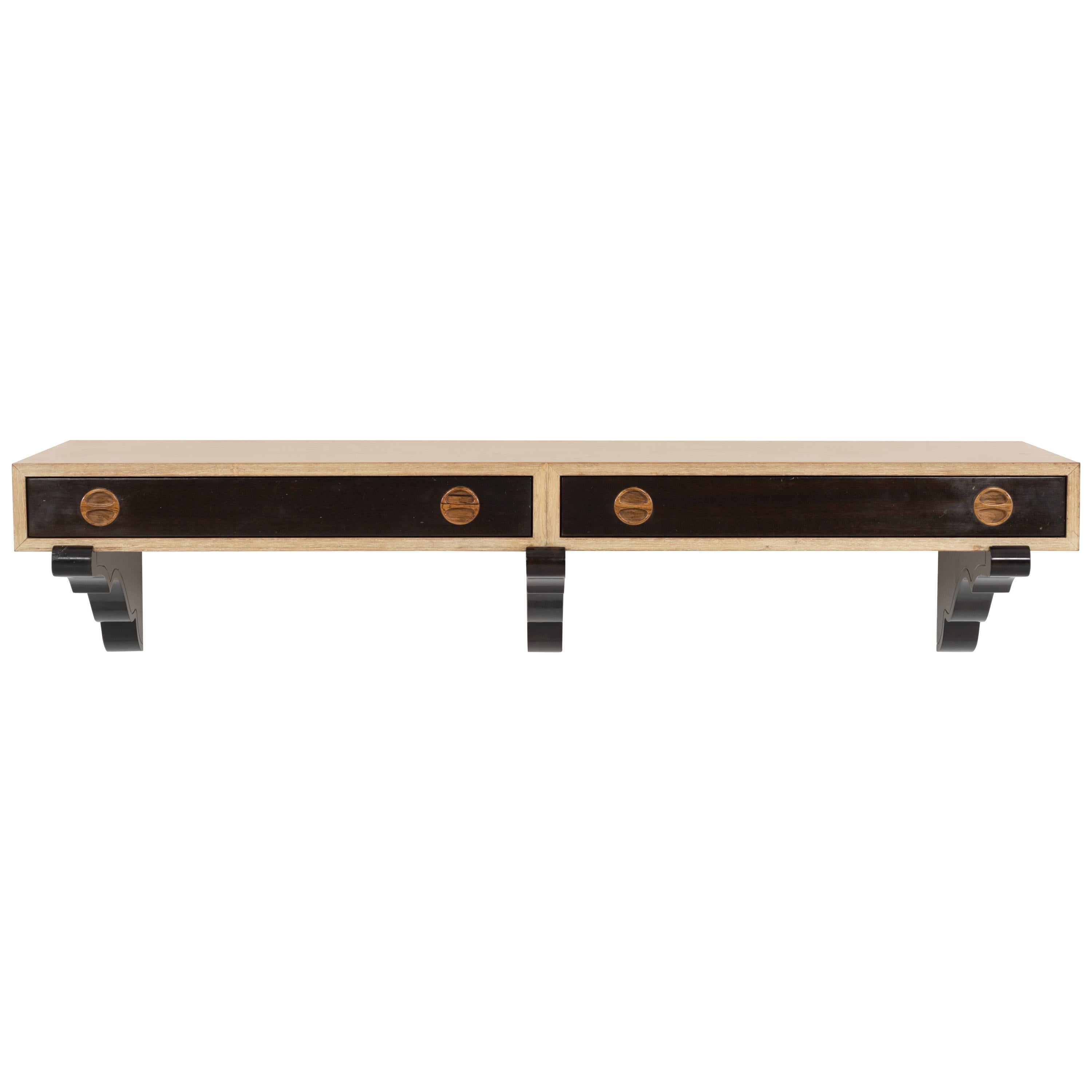 Harvey Probber Wall-Hung Console