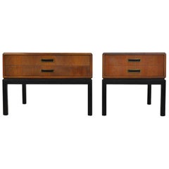 Harvey Probber Walnut End Tables or Nightstands