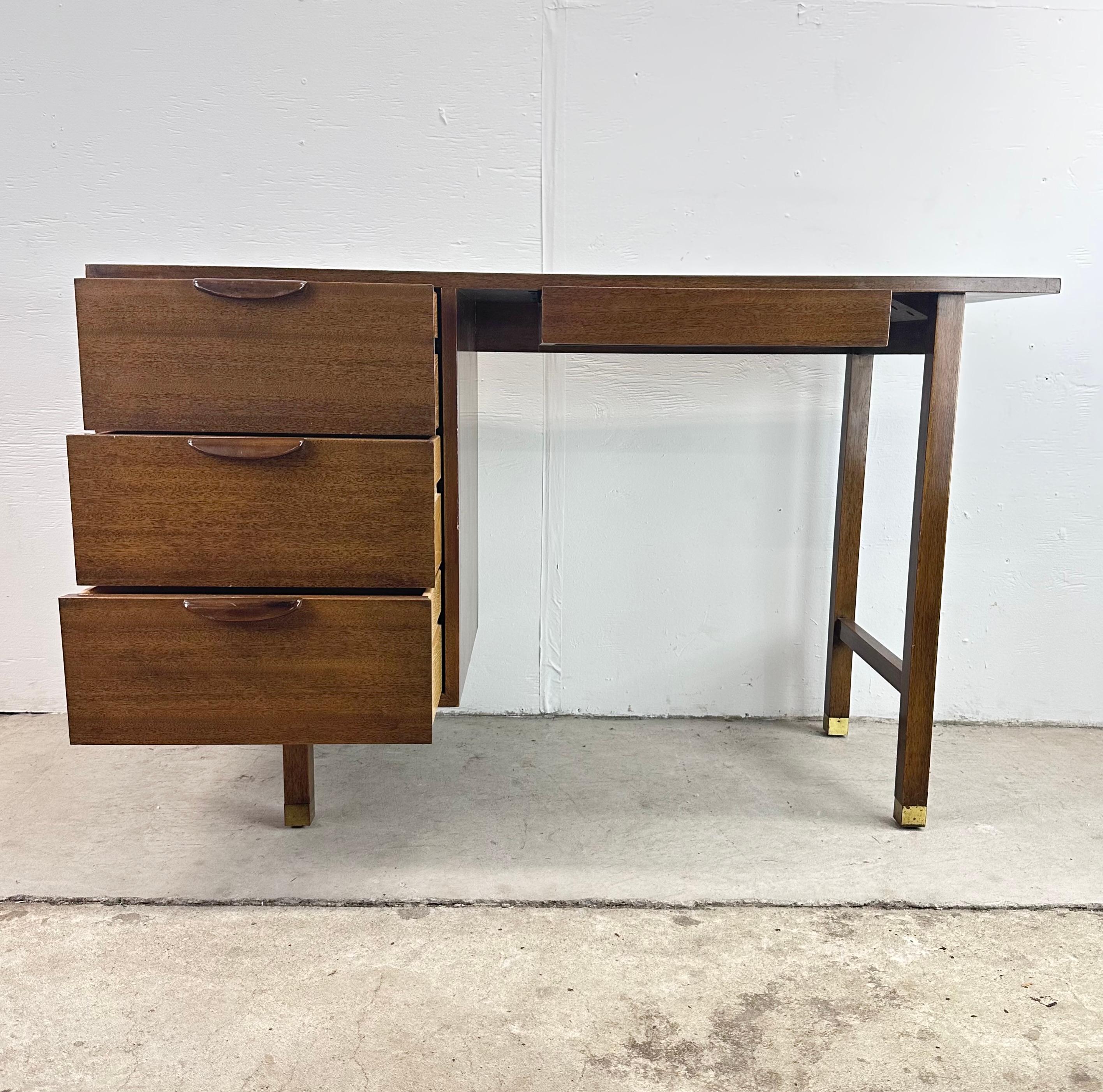 Harvey Probber Writing Desk- Signed In Good Condition For Sale In Trenton, NJ
