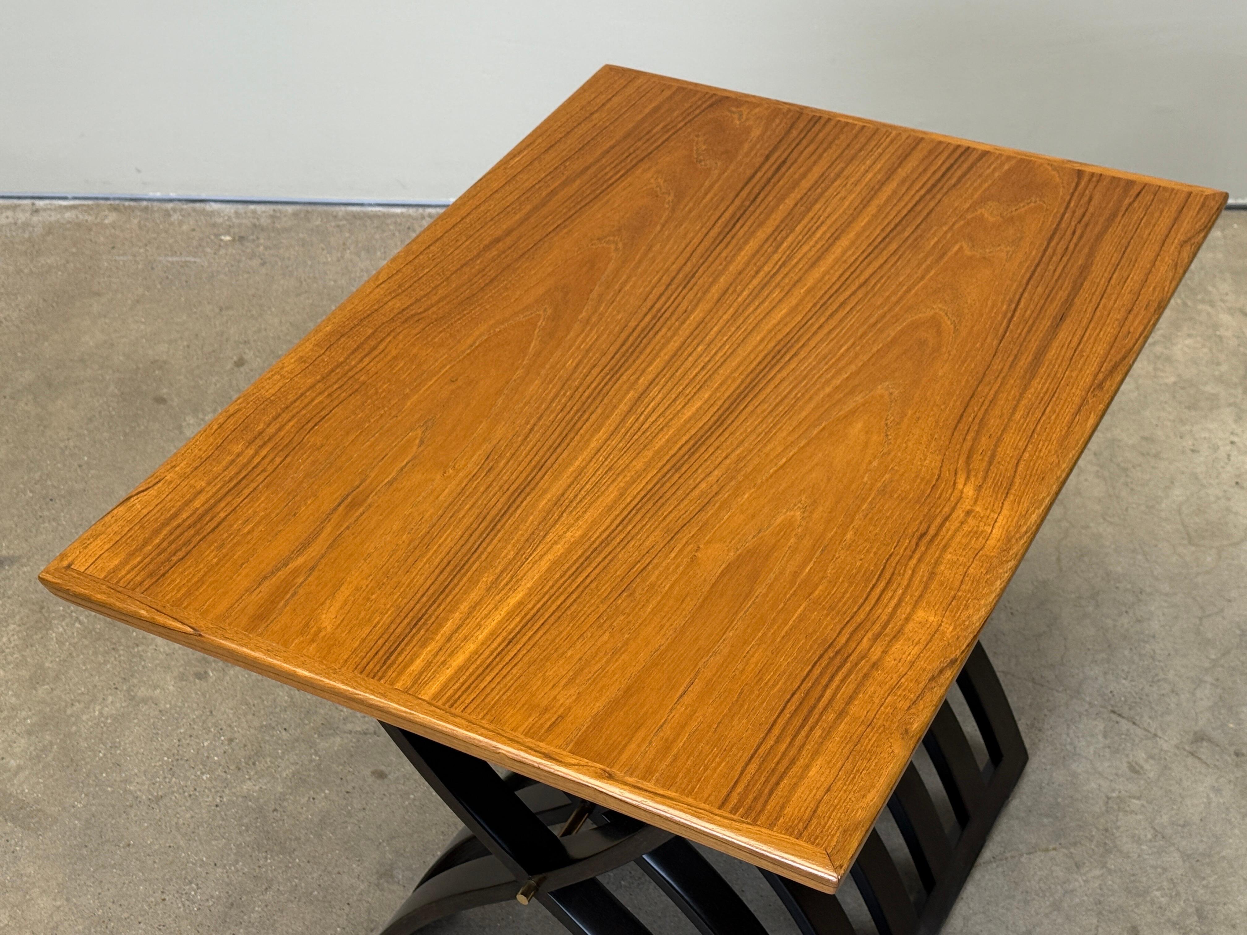 Mid-20th Century Harvey Probber X Base Side Table For Sale