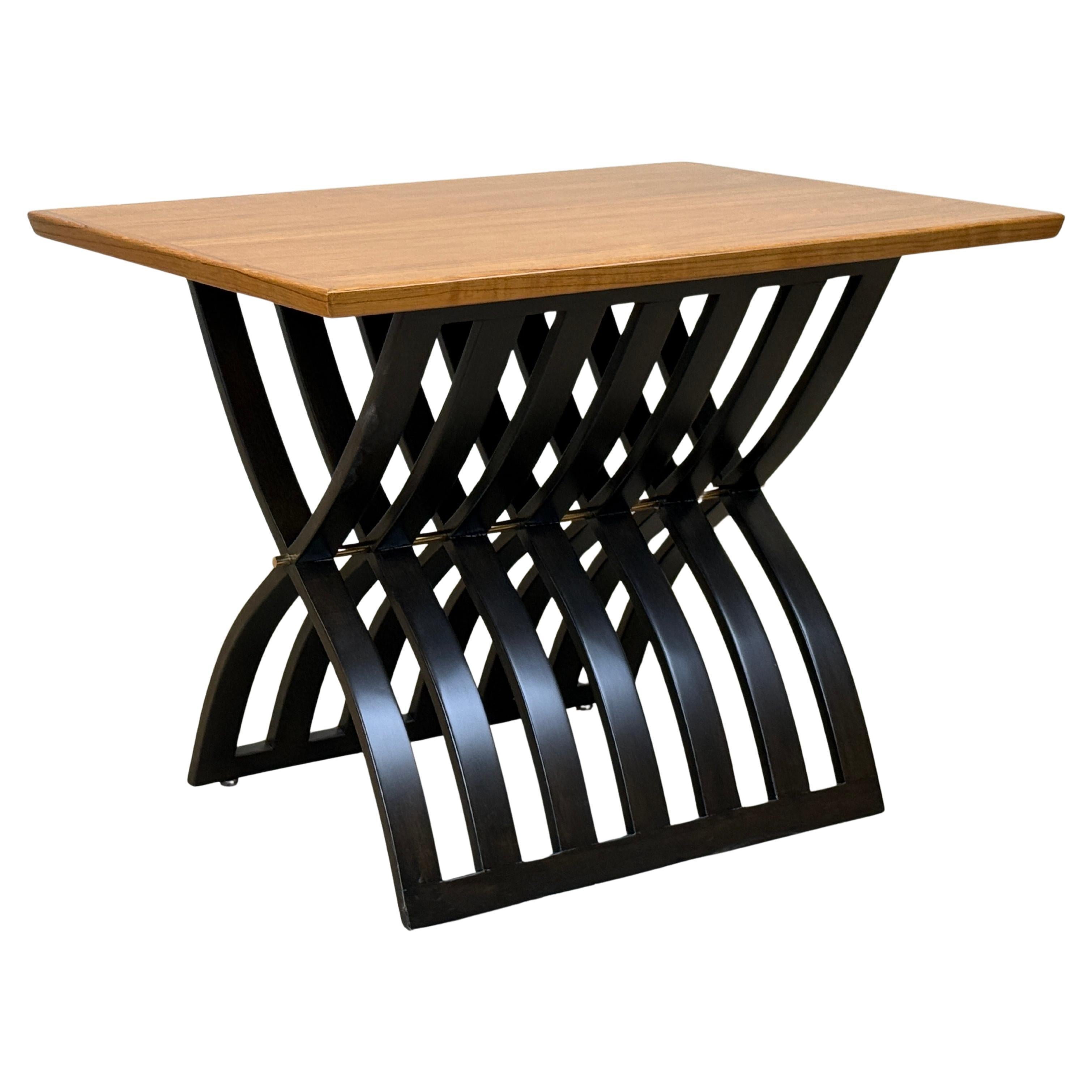 Harvey Probber X Base Side Table For Sale