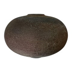 Harvey Sadow Large Raku Stoneware Vessel