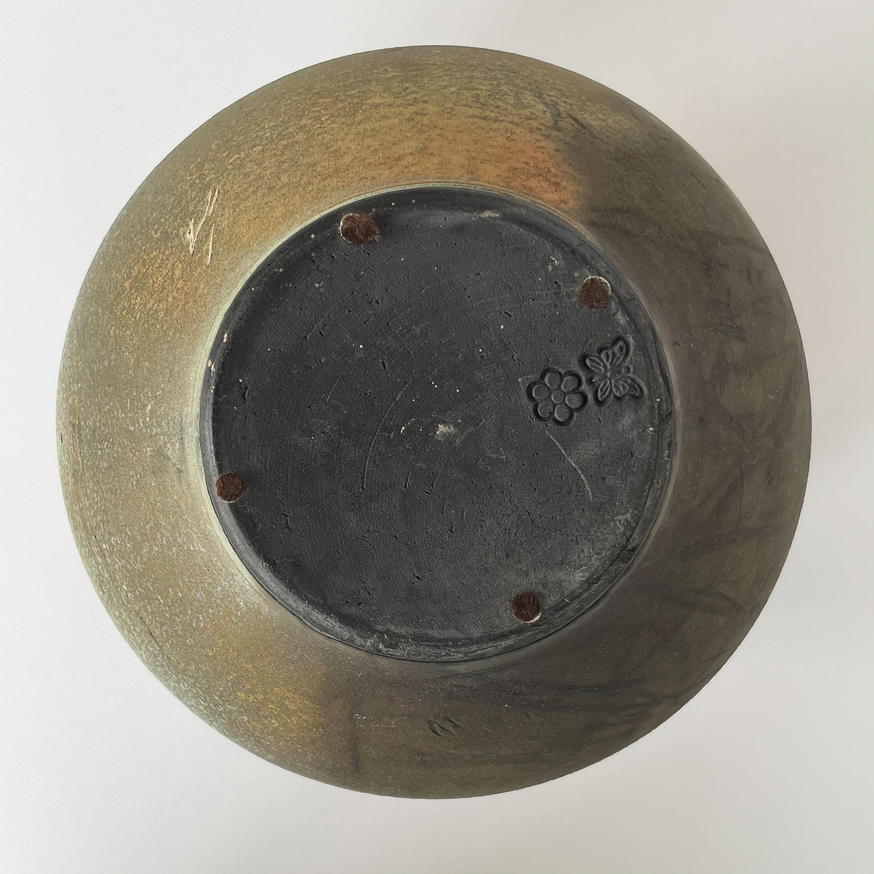 Harvey Sadow Raku Lidded Stoneware Vessel 3
