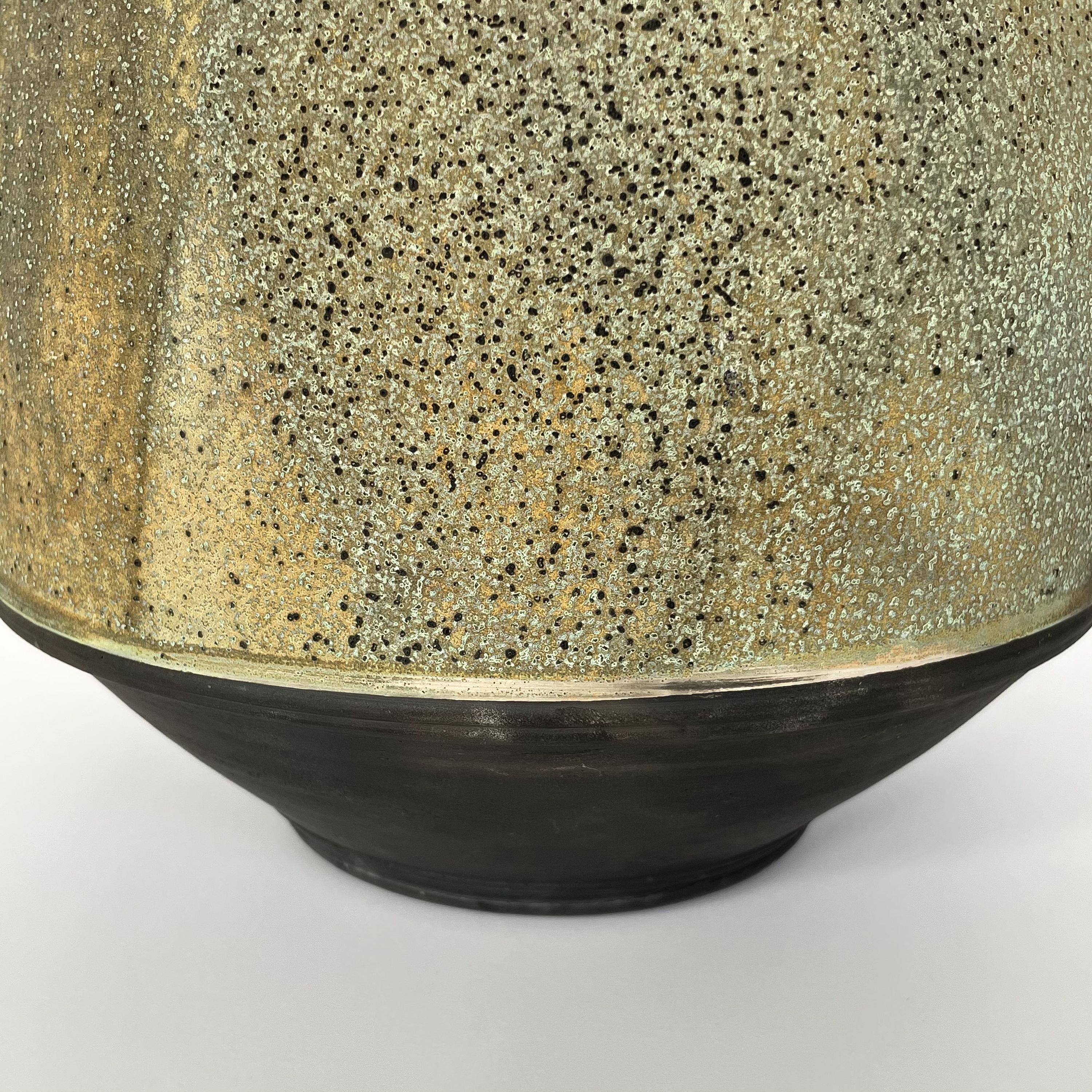 Ceramic Harvey Sadow Raku Stoneware Vessel