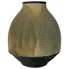 Harvey Sadow Raku Stoneware Vessel