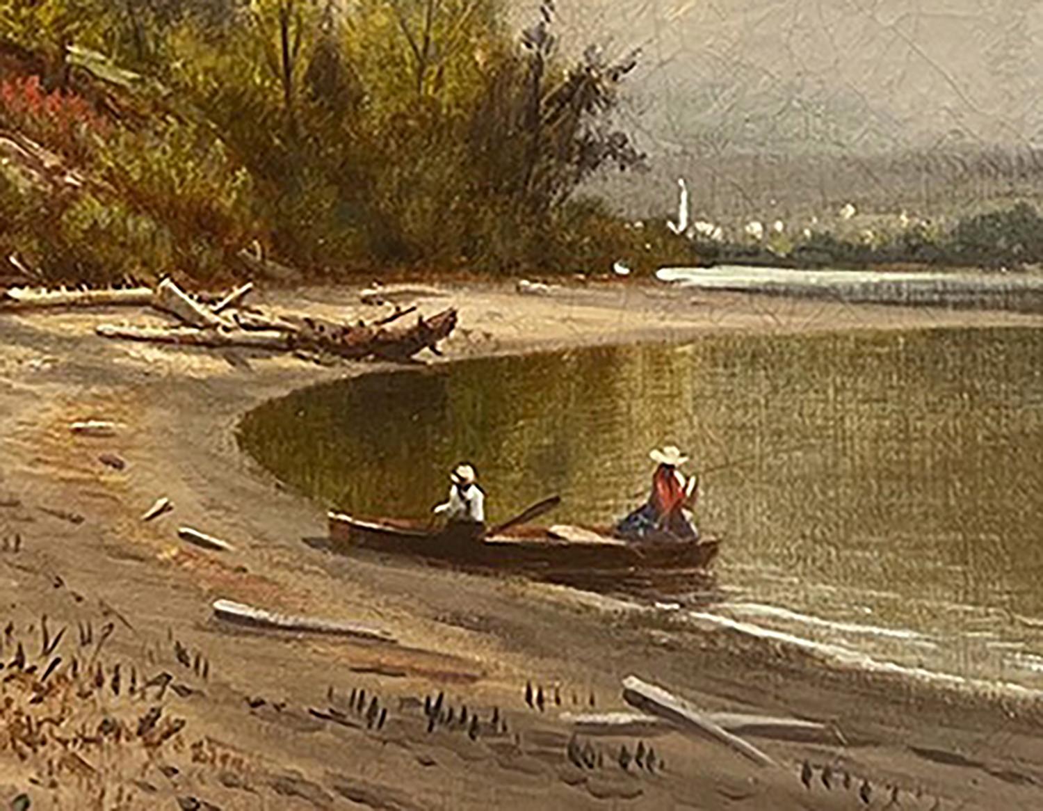 Fishermen on a Western Lake, 1873 by Harvey Otis Young (American, 1840-1901) 3