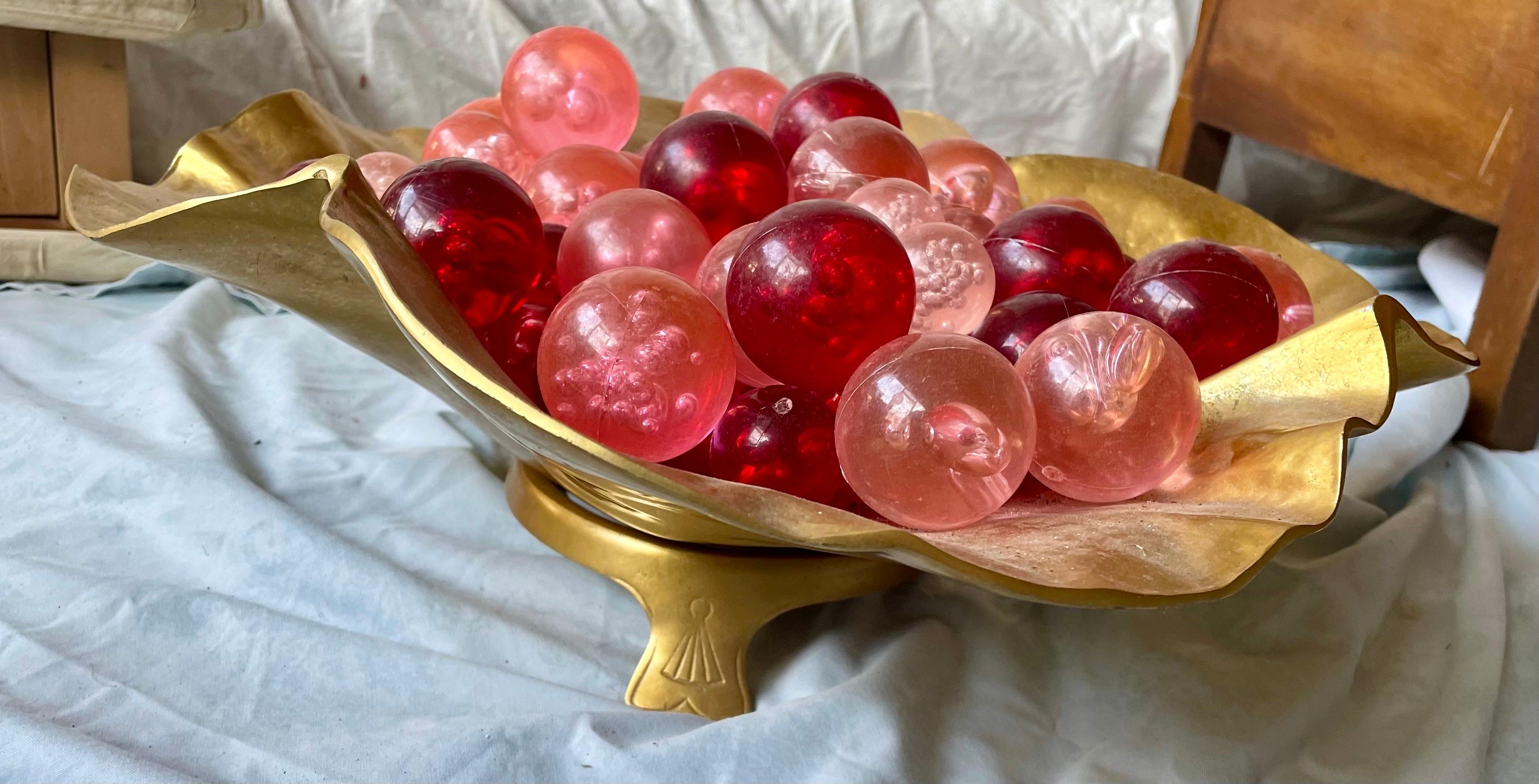 Ciotola grande in alluminio anodizzato oro Harvin Virginia Metalcrafters su supporto in vendita 3