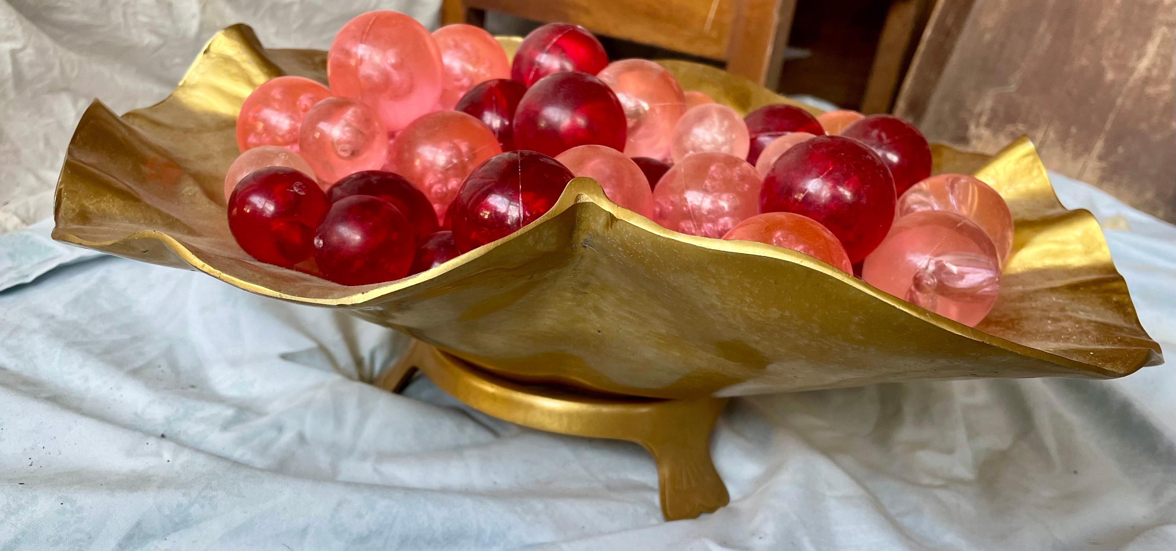 Ciotola grande in alluminio anodizzato oro Harvin Virginia Metalcrafters su supporto in vendita 4