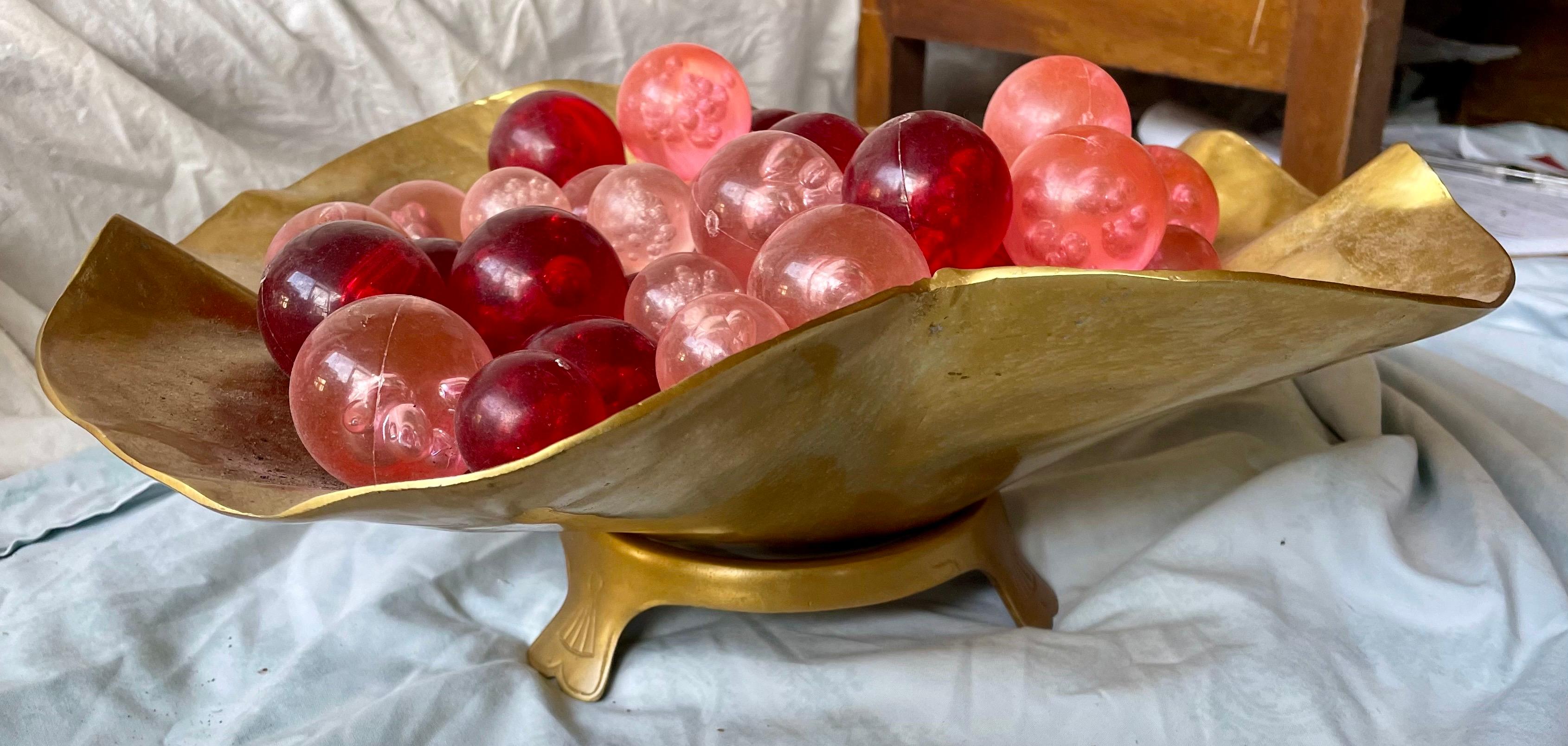 Ciotola grande in alluminio anodizzato oro Harvin Virginia Metalcrafters su supporto in vendita 5