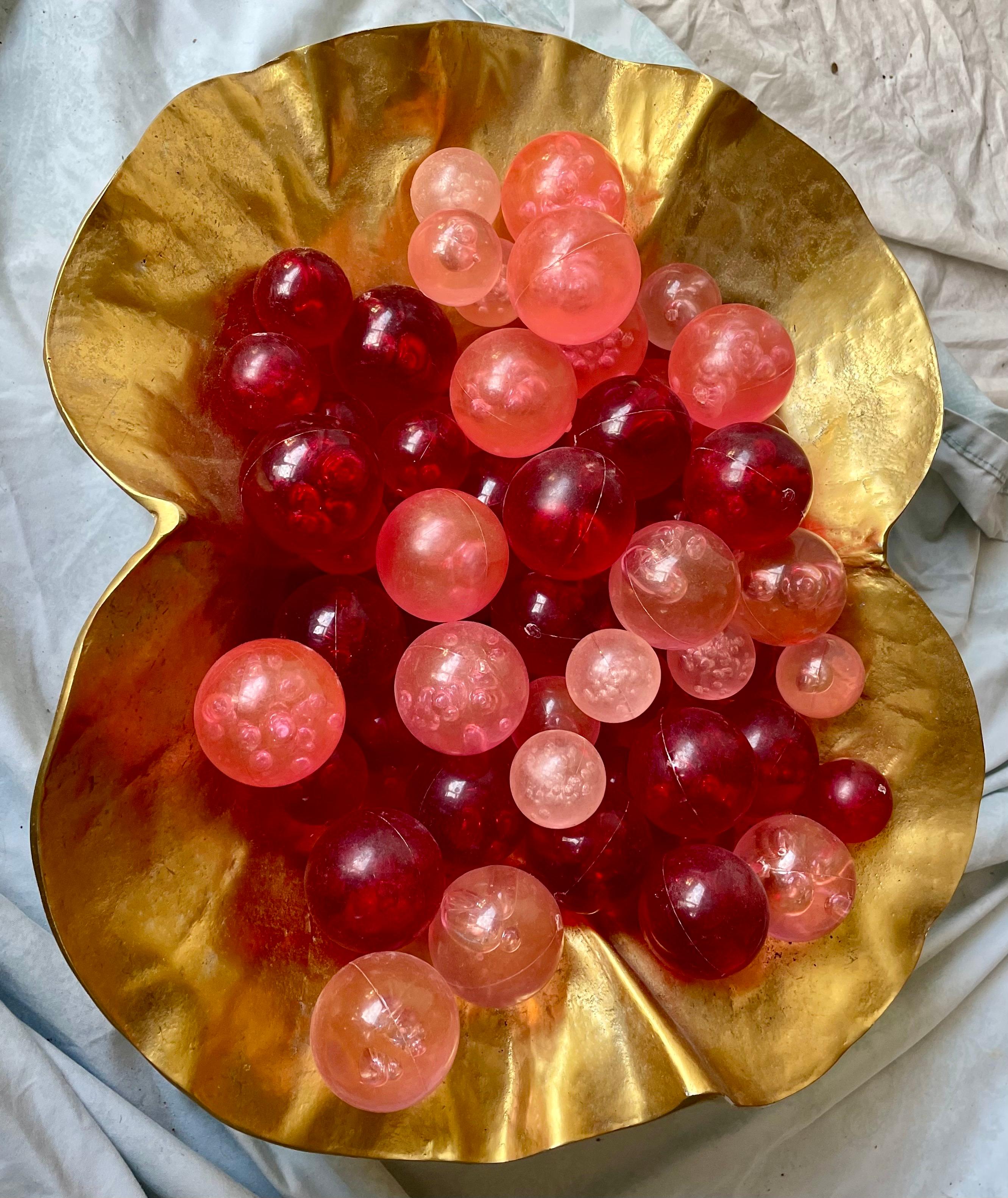 Ciotola grande in alluminio anodizzato oro Harvin Virginia Metalcrafters su supporto in vendita 6